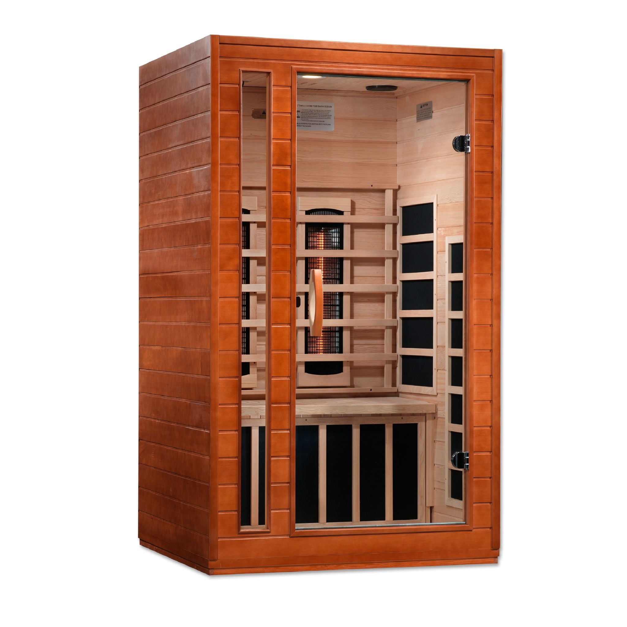 Dynamic Cardoba 2 Person Full Spectrum Near Zero EMF FAR Infrared Sauna – Canadian Hemlock