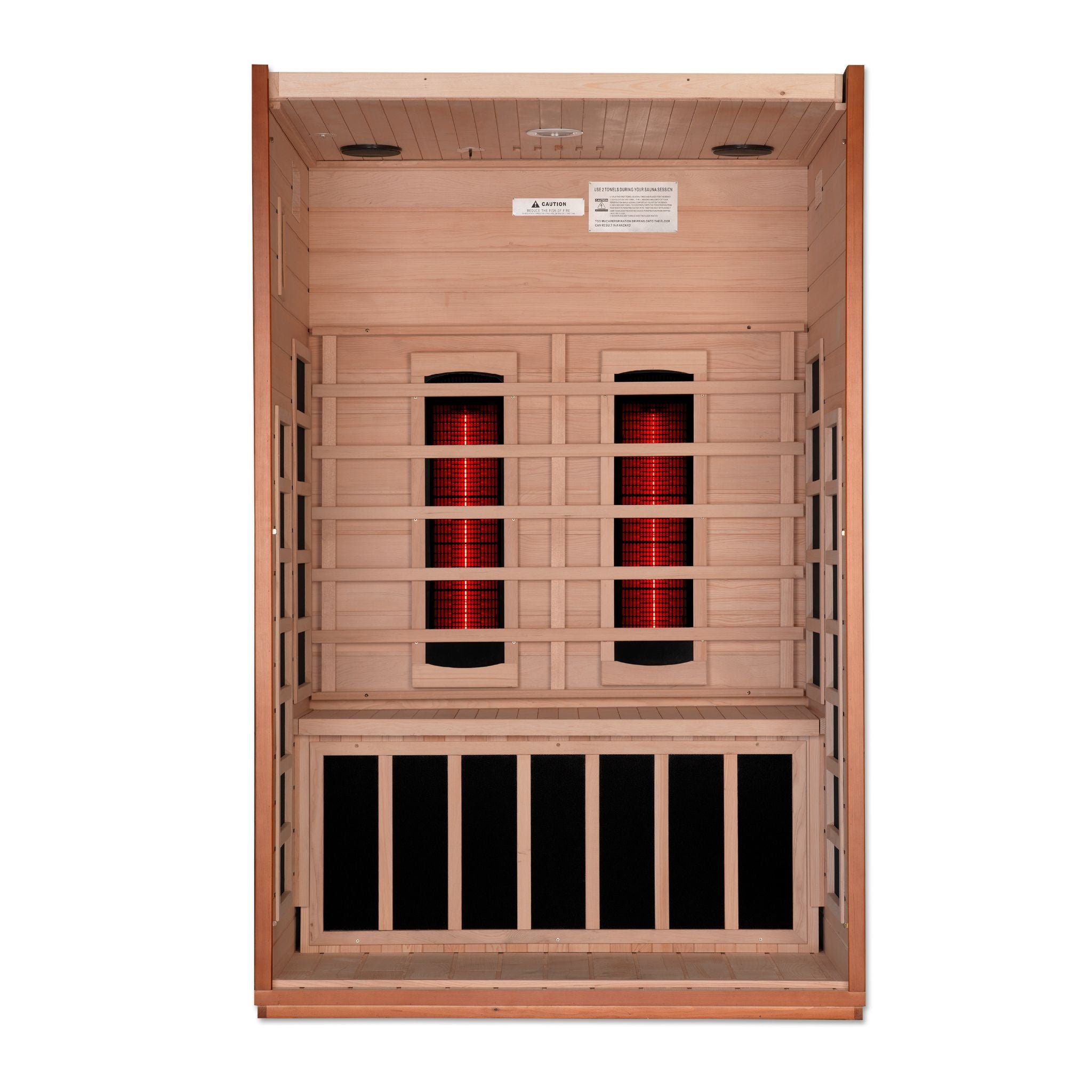 Dynamic Cardoba 2 Person Full Spectrum Near Zero EMF FAR Infrared Sauna – Canadian Hemlock