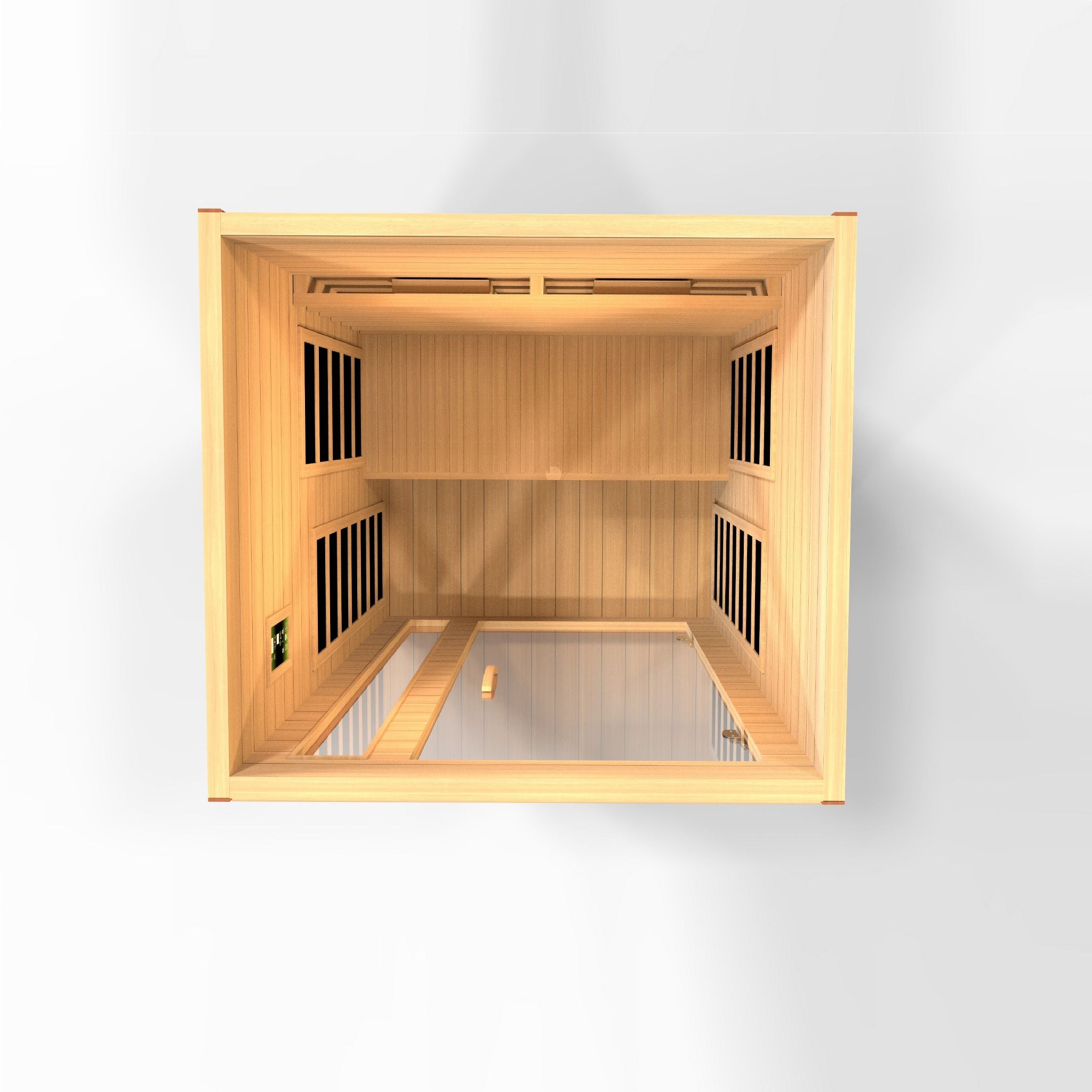 Dynamic Cardoba 2 Person Full Spectrum Near Zero EMF FAR Infrared Sauna – Canadian Hemlock