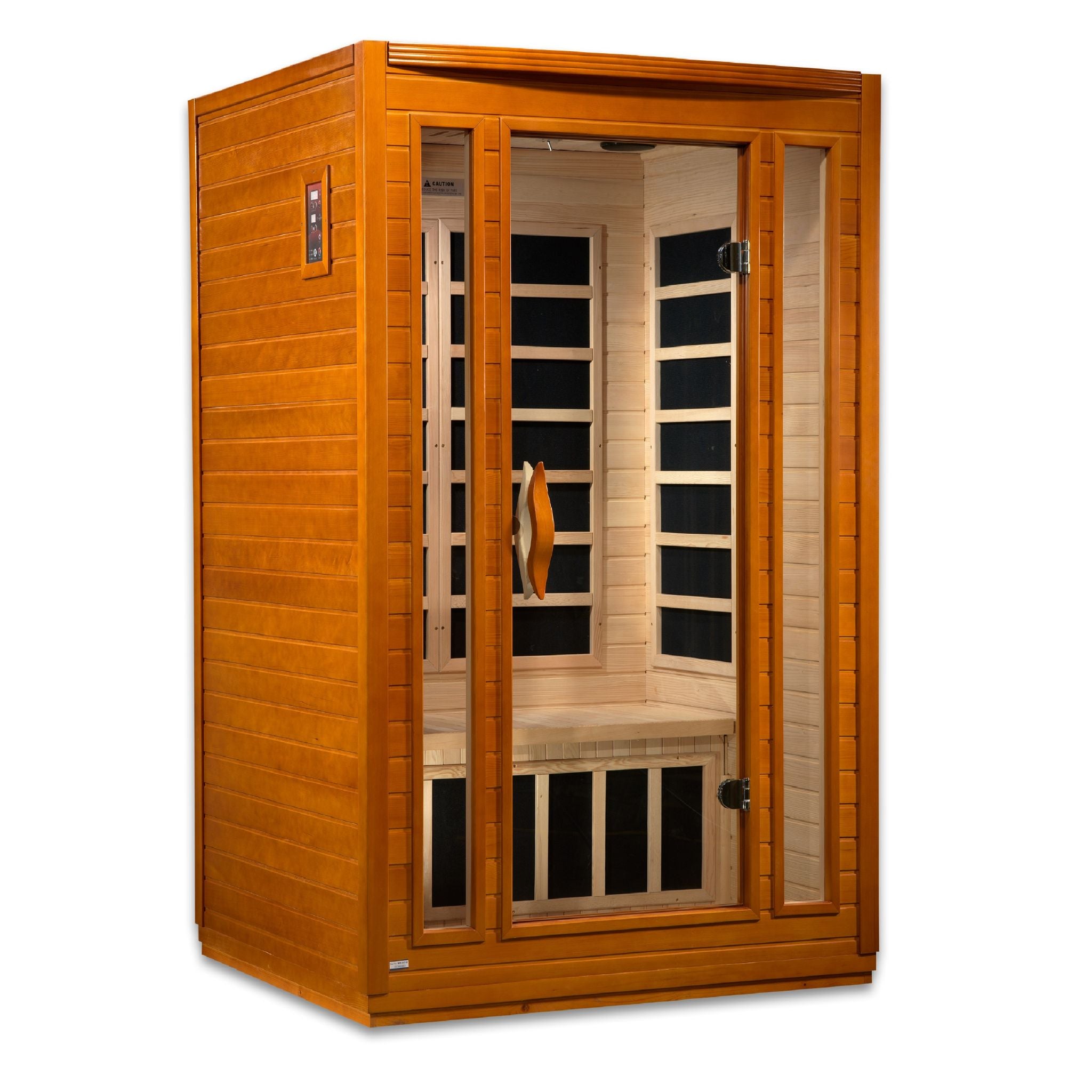 Dynamic San Marino 2 Person Low EMF FAR Infrared Sauna – Canadian Hemlock