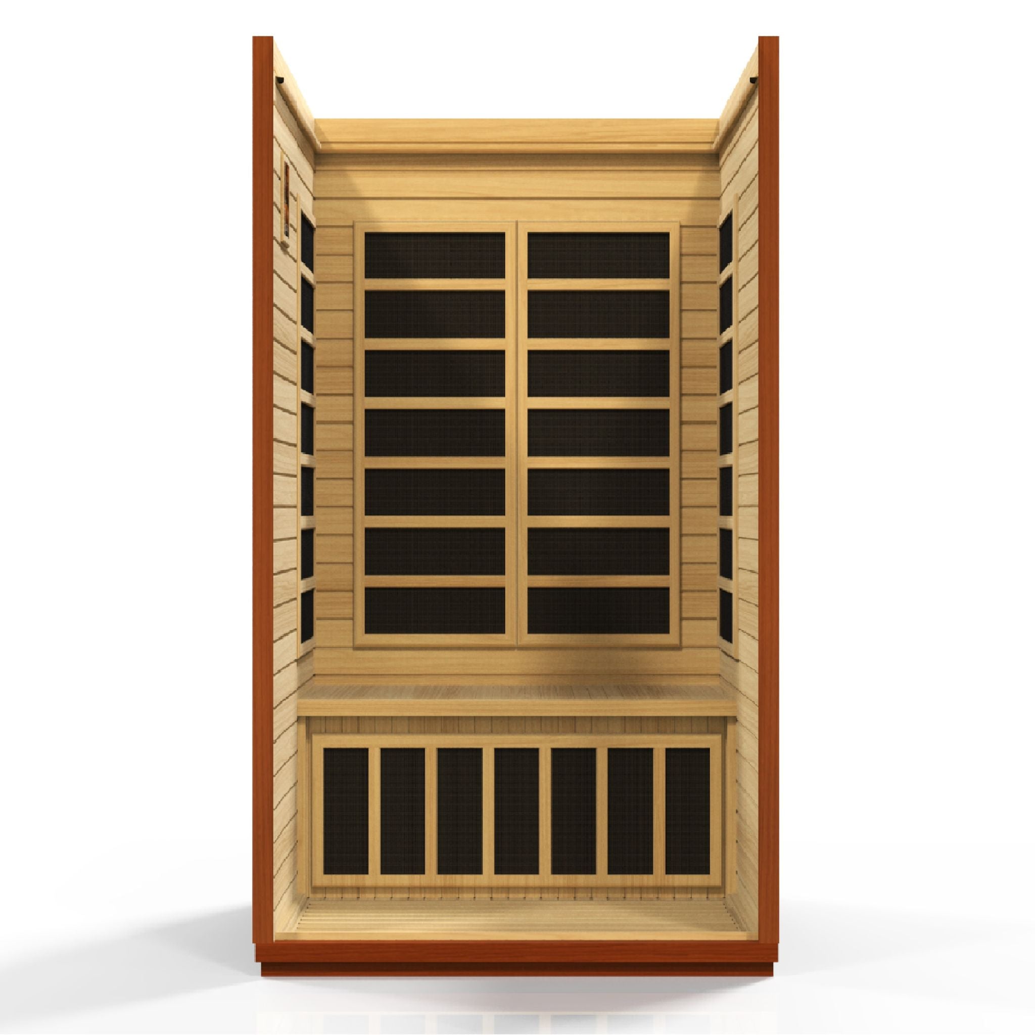 Dynamic San Marino 2 Person Low EMF FAR Infrared Sauna – Canadian Hemlock