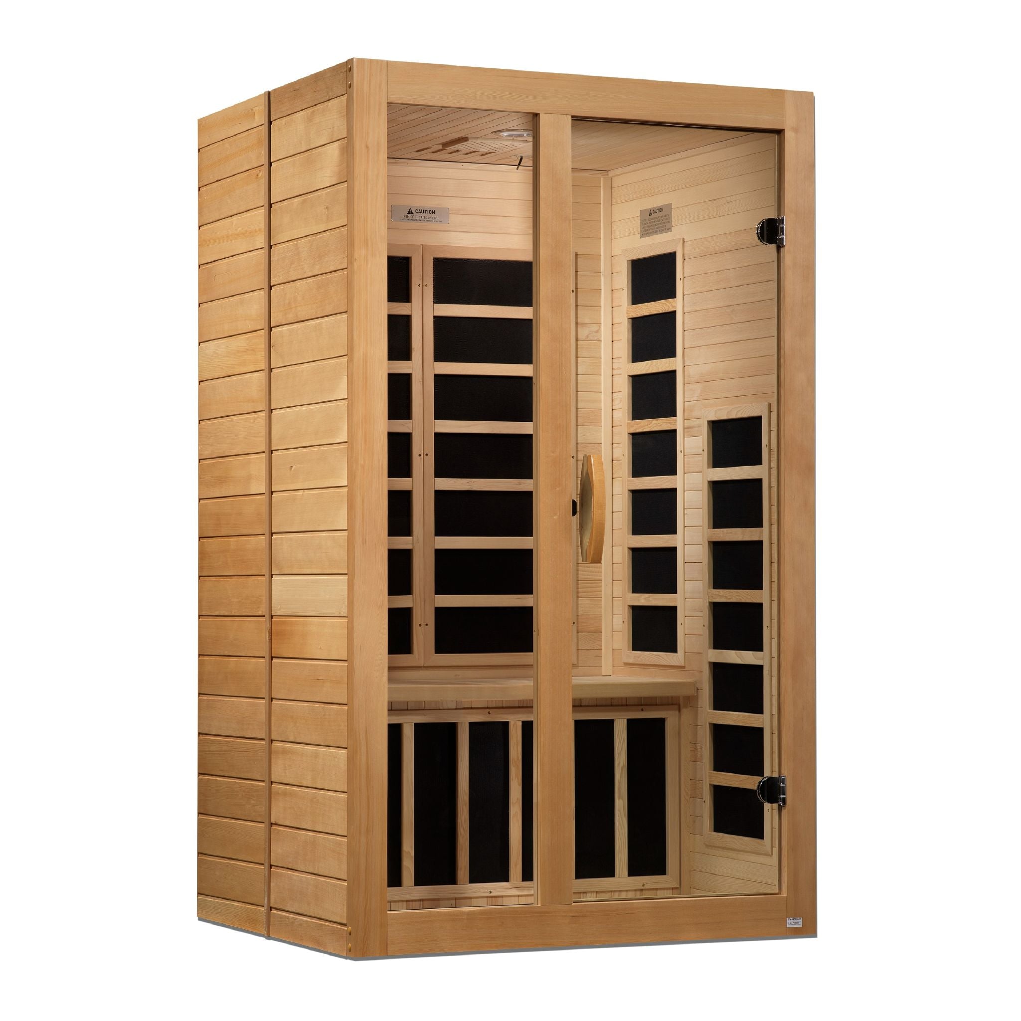 Dynamic Santiago 2 Person Low EMF FAR Infrared Sauna – Canadian Hemlock