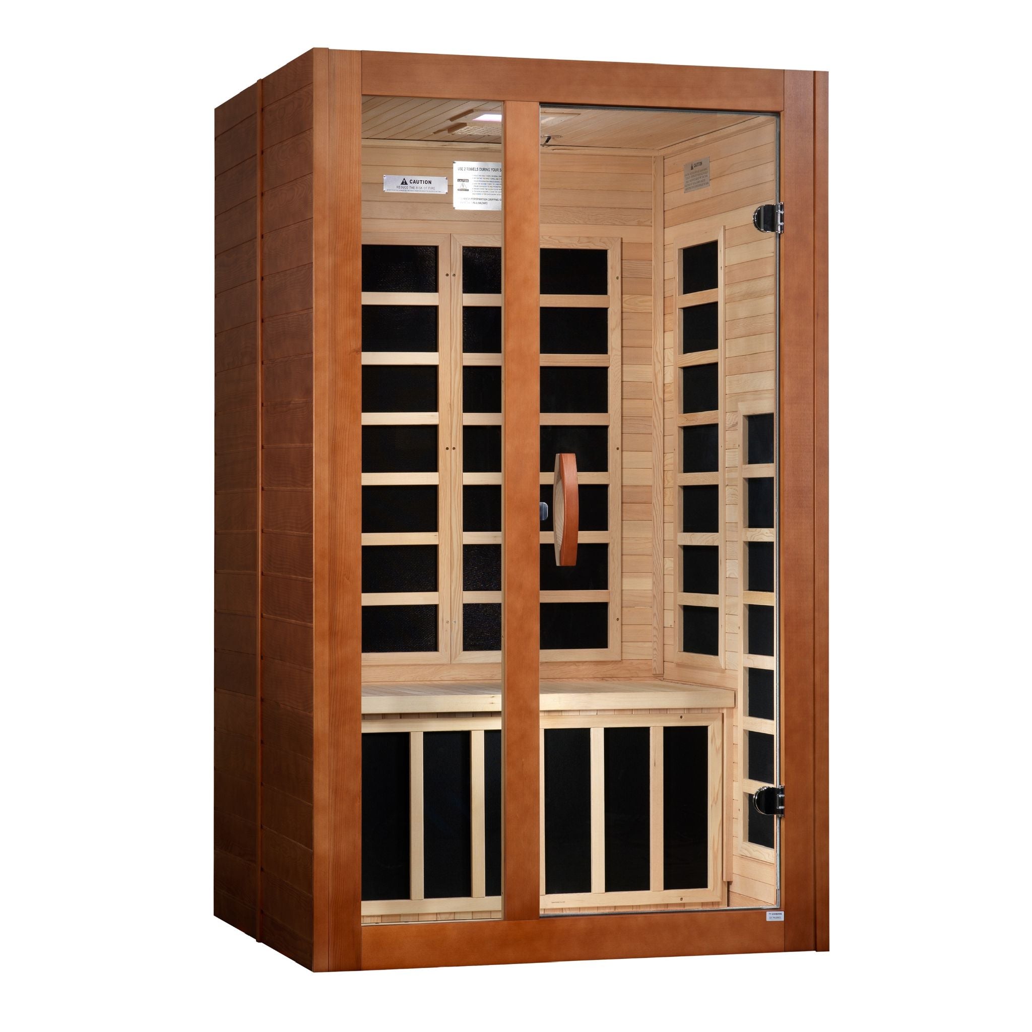 Dynamic Santiago Elite 2 Person Ultra Low EMF FAR Infrared Sauna – Canadian Hemlock