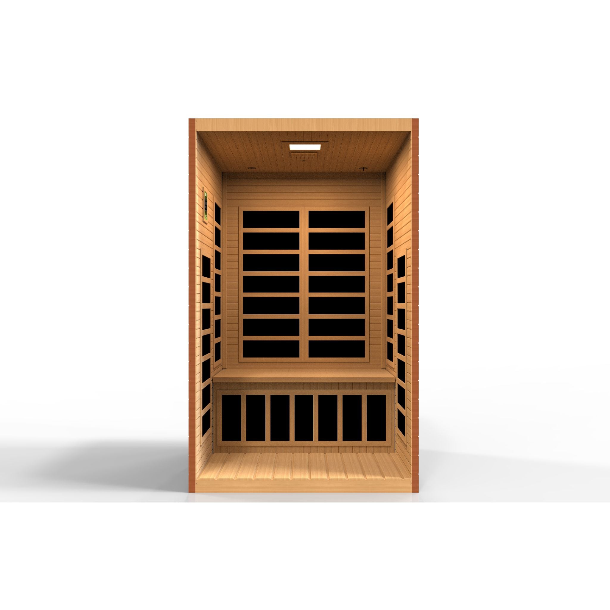 Dynamic Santiago Elite 2 Person Ultra Low EMF FAR Infrared Sauna – Canadian Hemlock