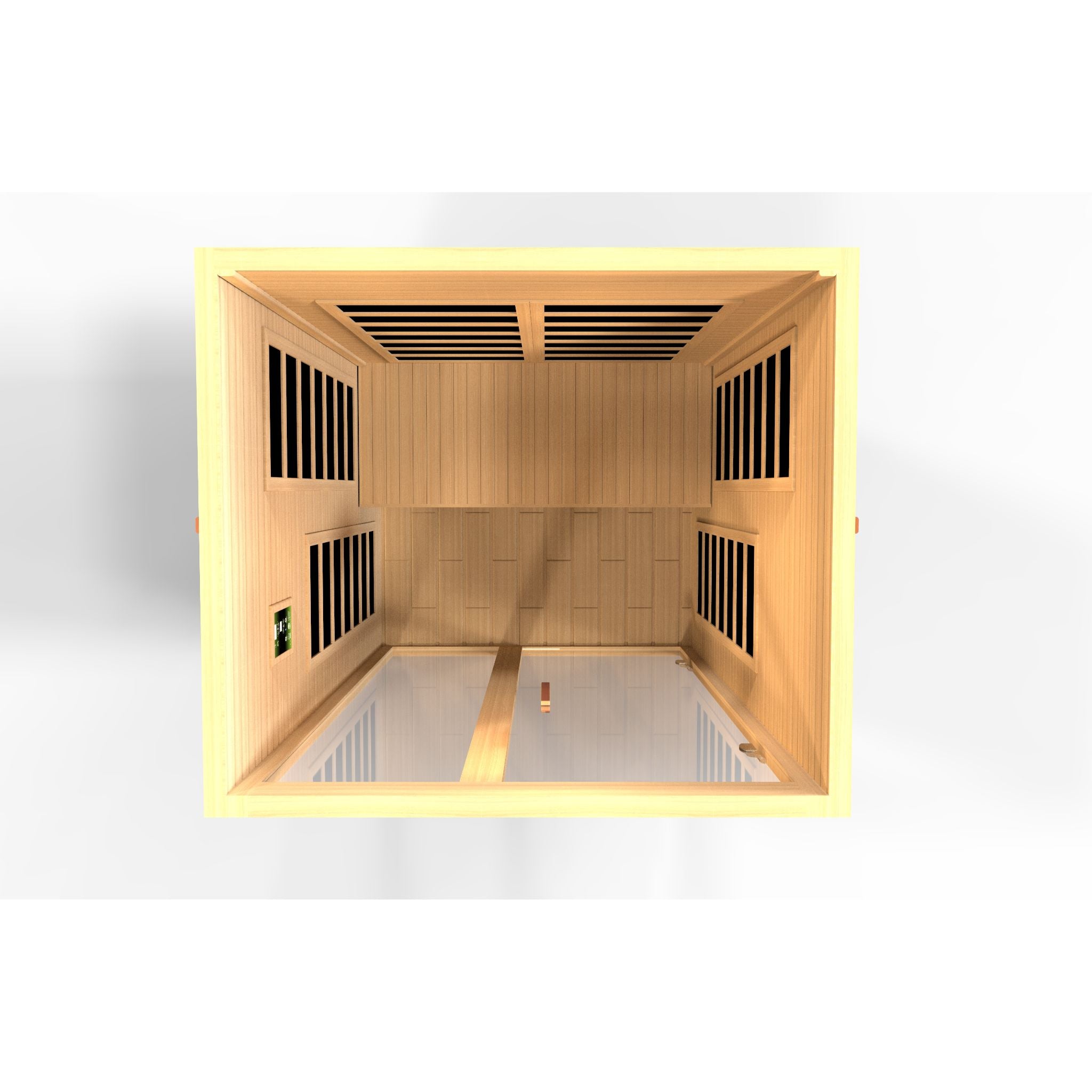 Dynamic Santiago Elite 2 Person Ultra Low EMF FAR Infrared Sauna – Canadian Hemlock