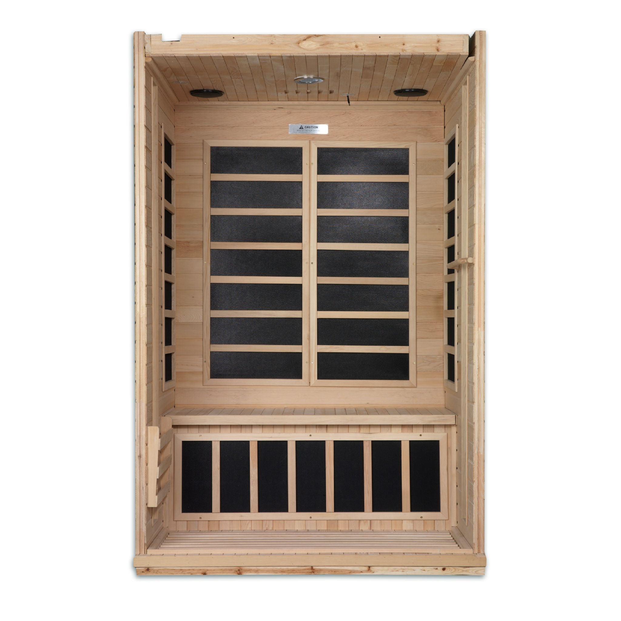 Dynamic Venice Elite 2 Person Ultra Low EMF FAR Infrared Sauna – Canadian Hemlock