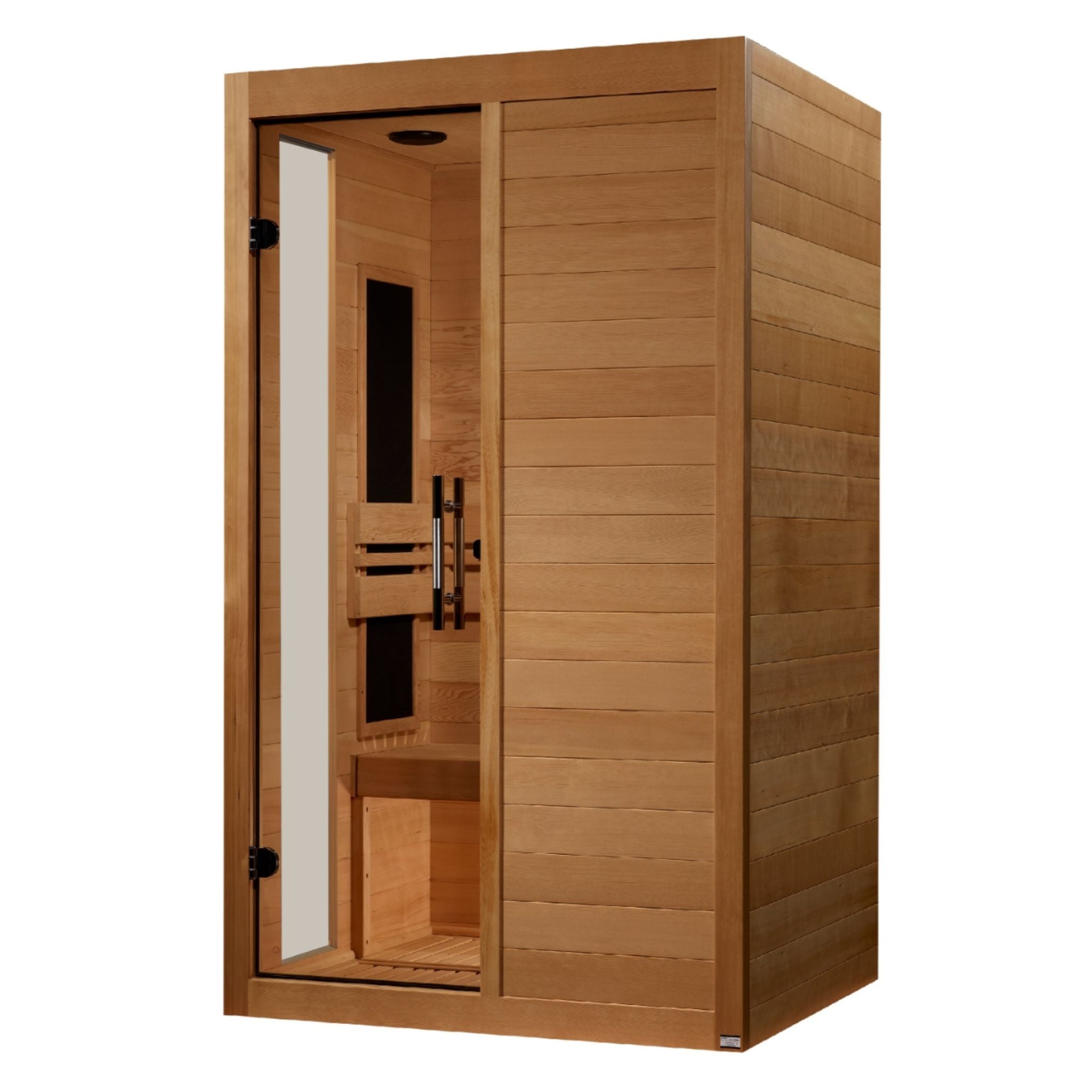 Dynamic Lucca Elite 2 Person Ultra Low EMF FAR Infrared Sauna – Canadian Hemlock