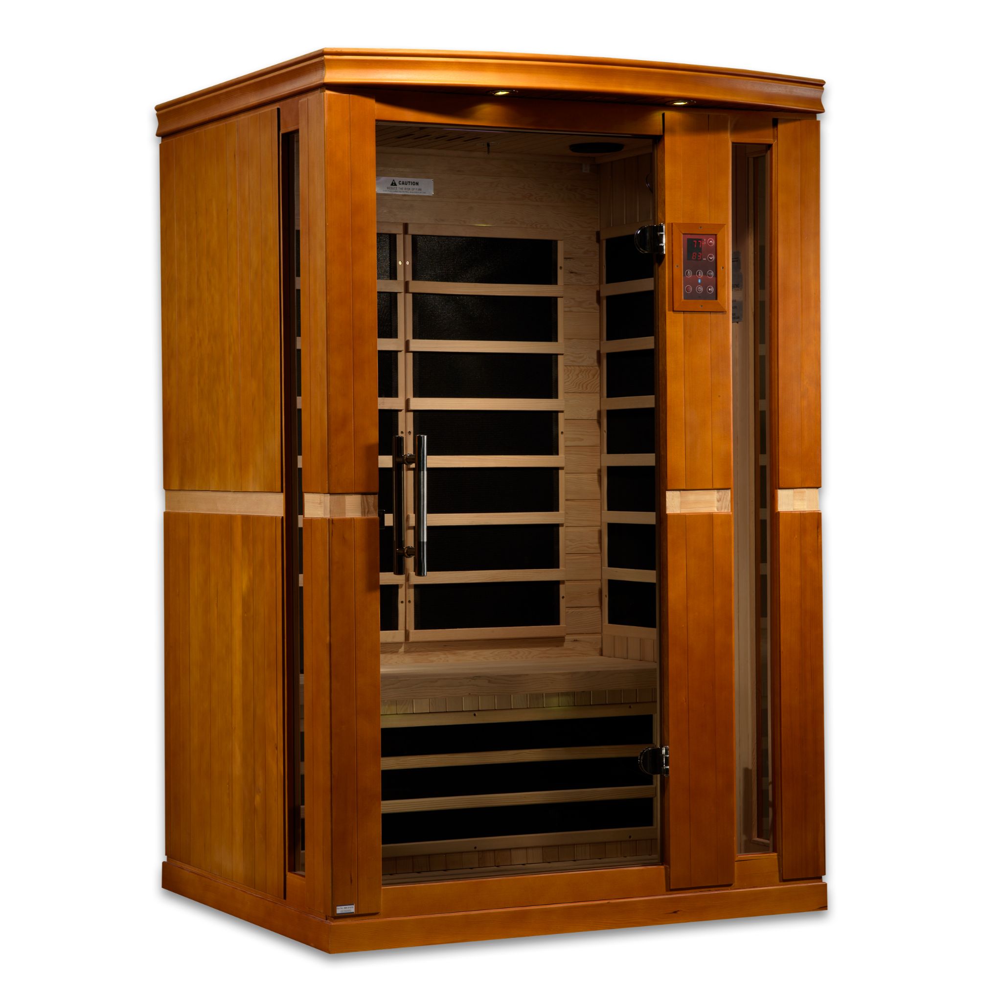 Dynamic Vittoria Elite 2 Person Ultra Low EMF FAR Infrared Sauna – Canadian Hemlock