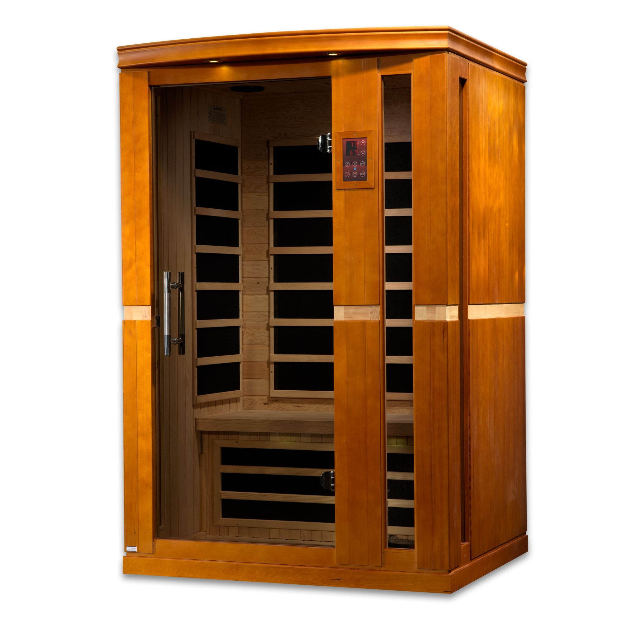 Dynamic Vittoria Elite 2 Person Ultra Low EMF FAR Infrared Sauna – Canadian Hemlock