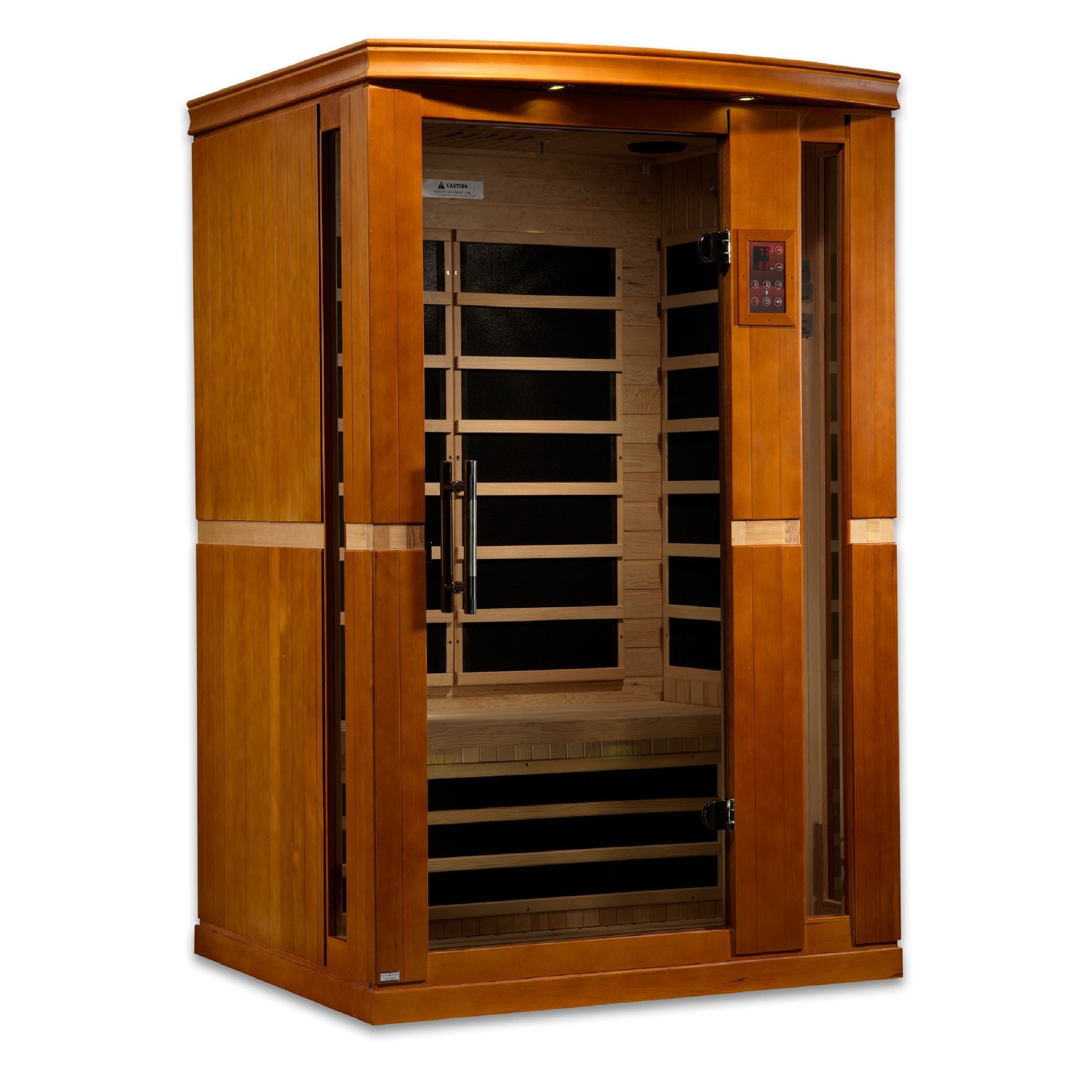 Dynamic Vittoria 2 Person Low EMF FAR Infrared Sauna – Canadian Hemlock