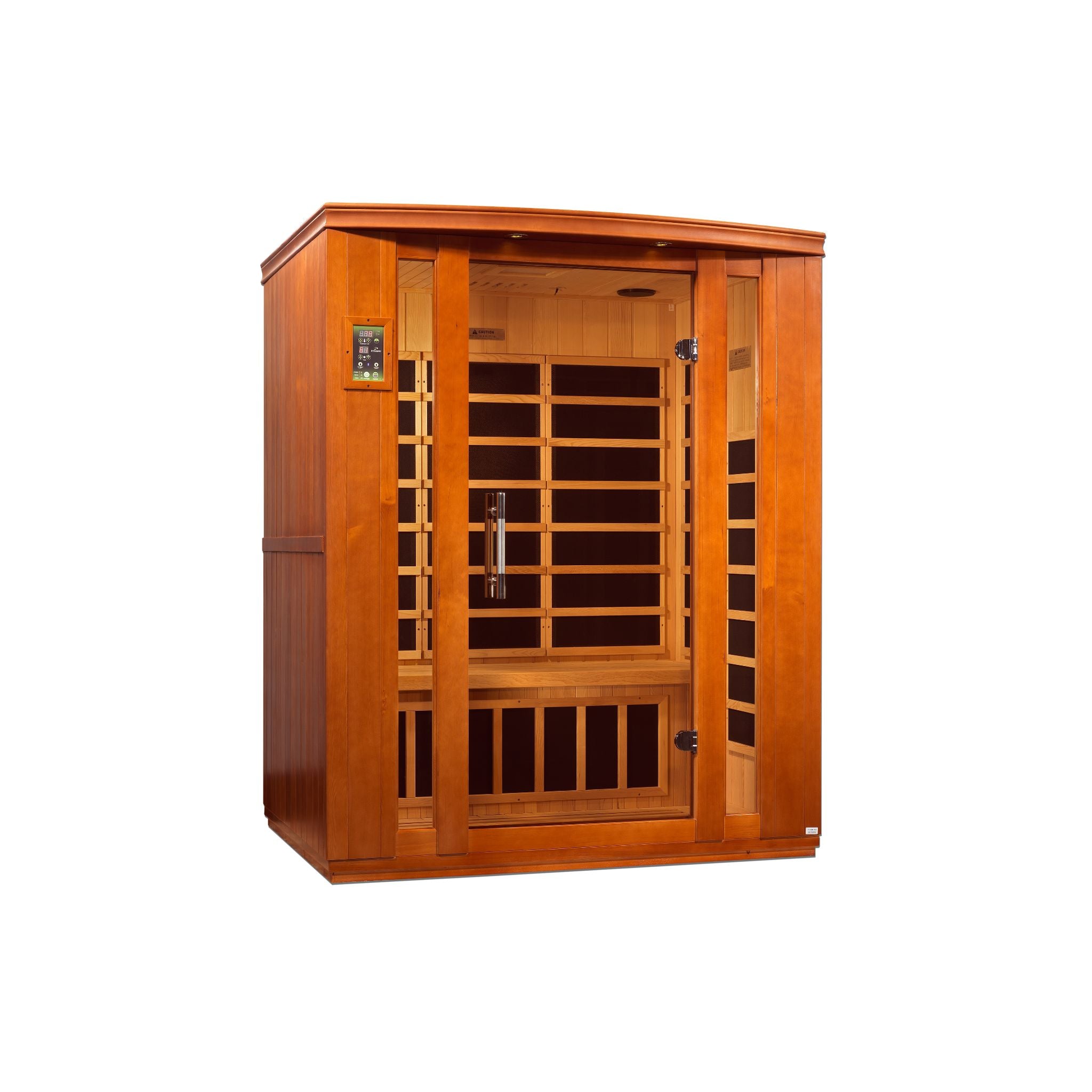 Dynamic Bellagio 3 Person Low EMF FAR Infrared Sauna – Canadian Hemlock