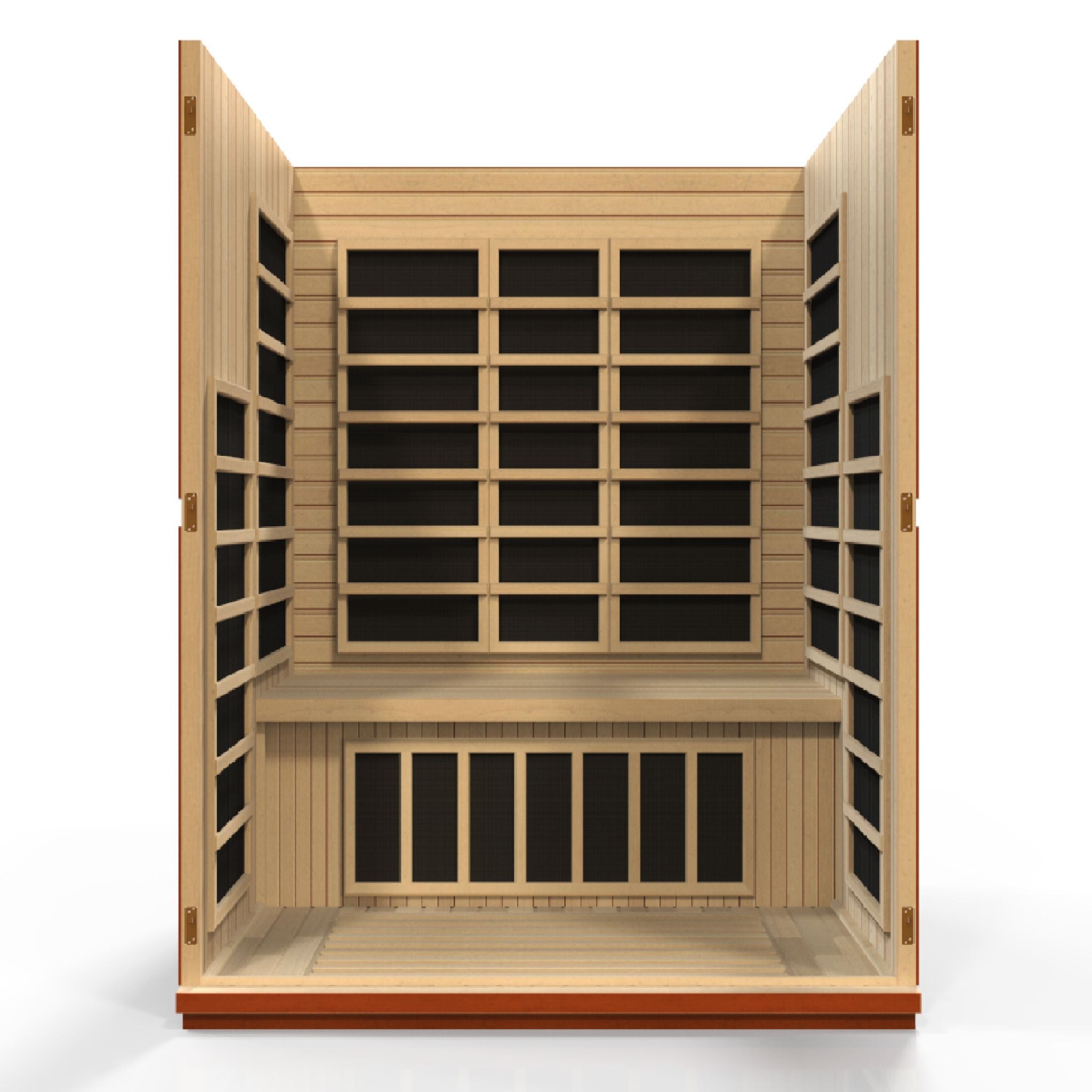 Dynamic Bellagio 3 Person Low EMF FAR Infrared Sauna – Canadian Hemlock