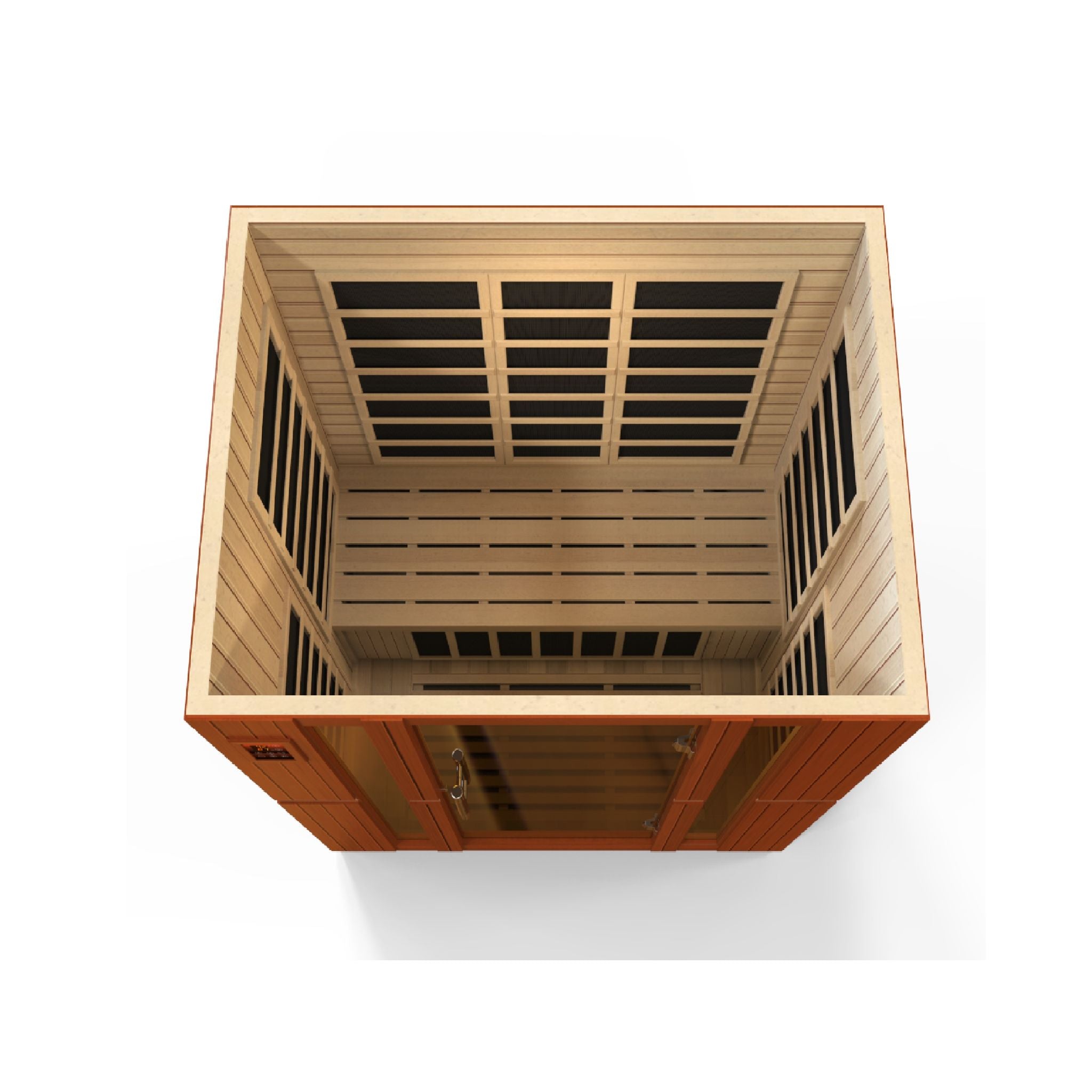 Dynamic Bellagio 3 Person Low EMF FAR Infrared Sauna – Canadian Hemlock