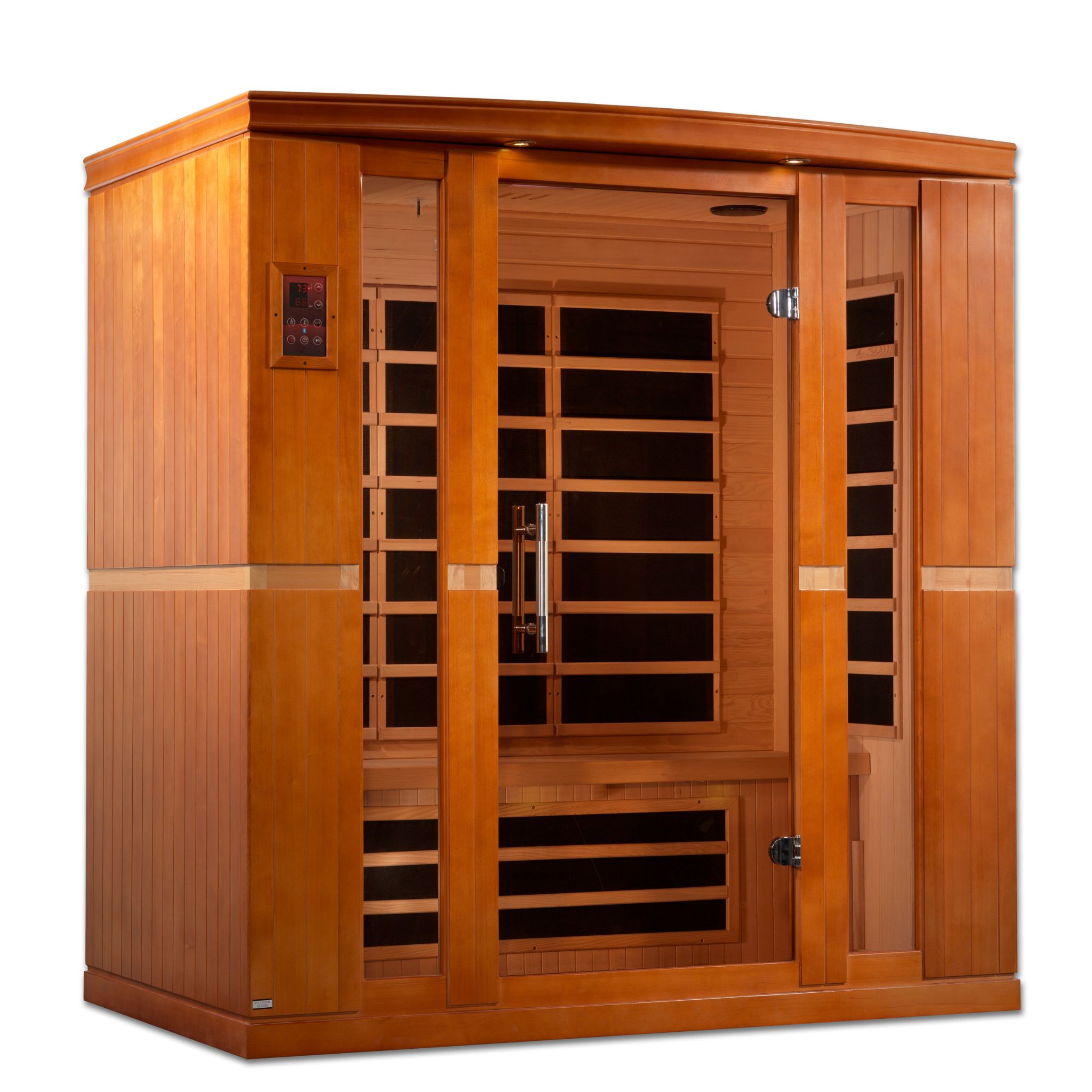 Dynamic Bergamo Elite 4 Person Ultra Low EMF FAR Infrared Sauna – Canadian Hemlock
