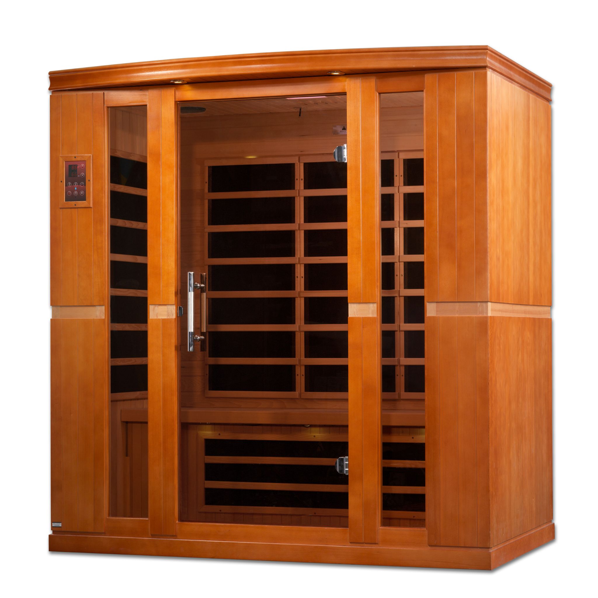 Dynamic Bergamo Elite 4 Person Ultra Low EMF FAR Infrared Sauna – Canadian Hemlock
