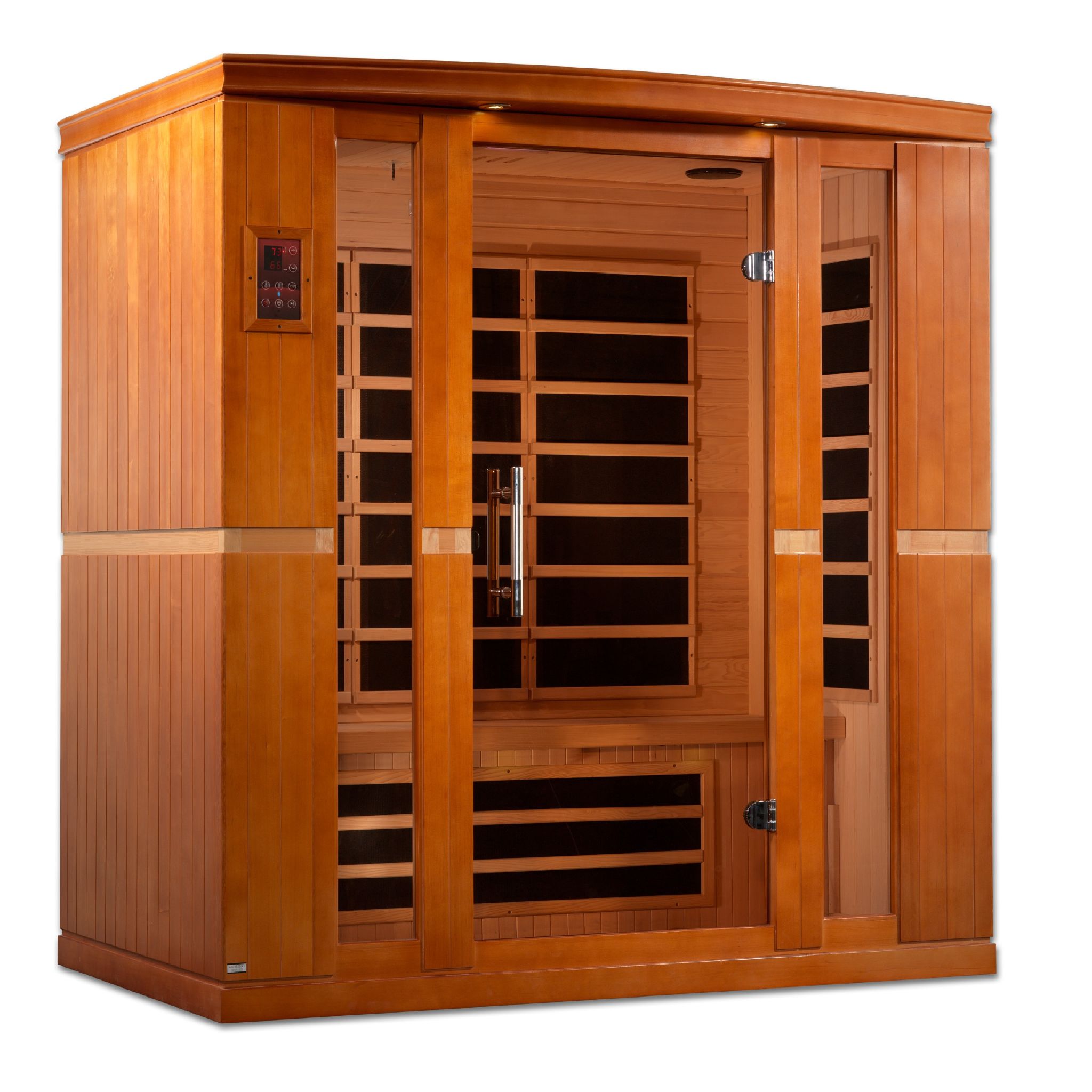 Dynamic Bergamo 4 Person Low EMF FAR Infrared Sauna – Canadian Hemlock