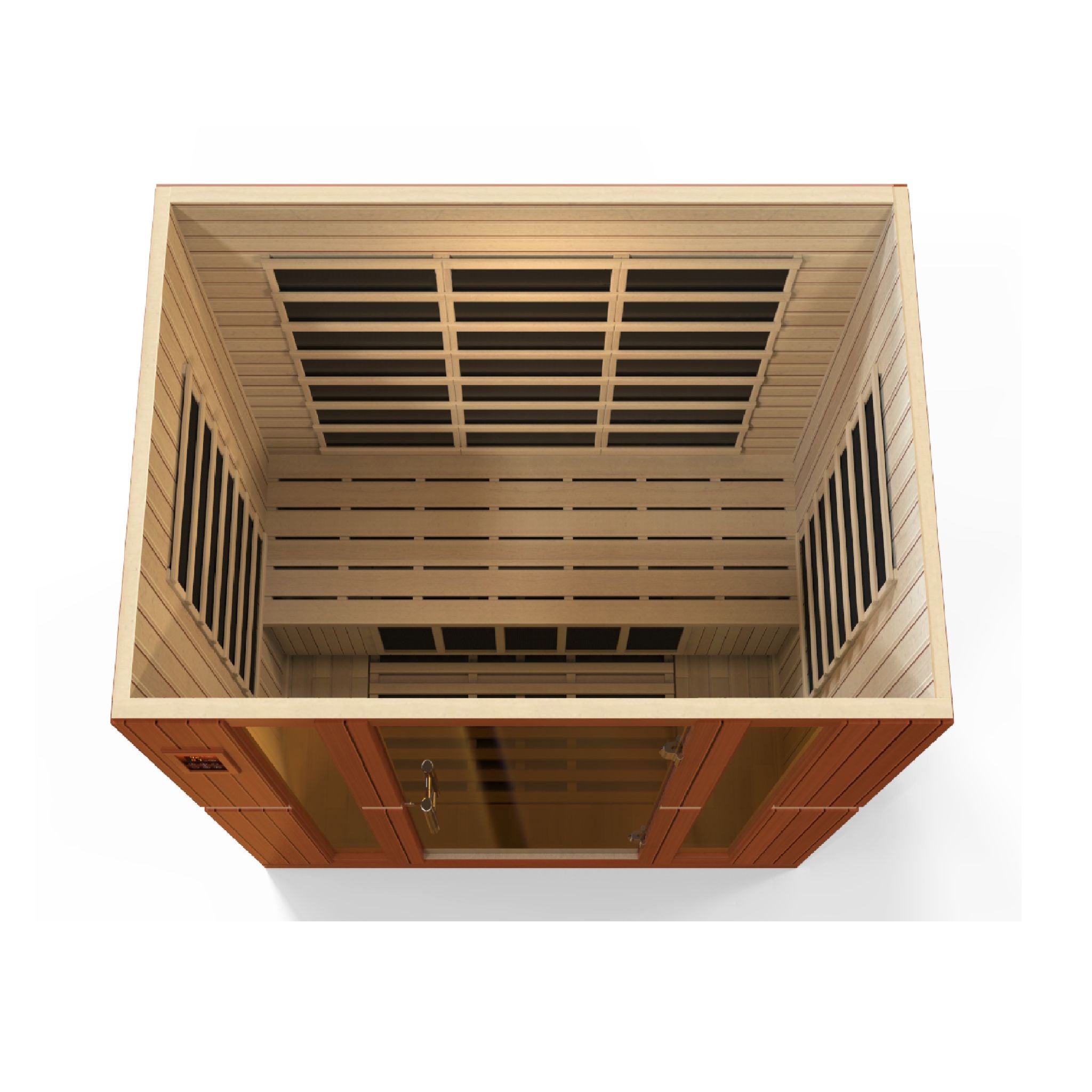 Dynamic Bergamo 4 Person Low EMF FAR Infrared Sauna – Canadian Hemlock