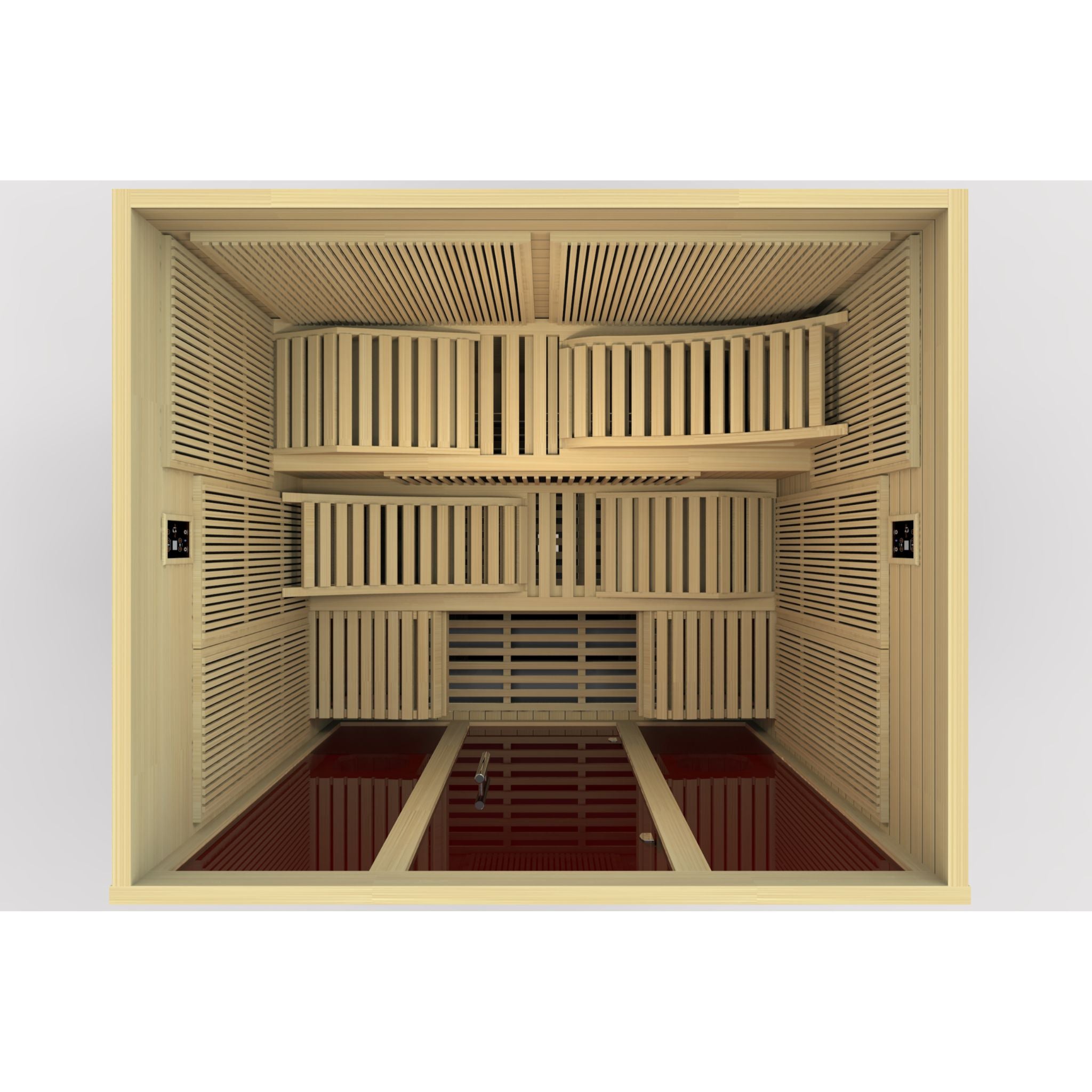 Dynamic Monaco Elite 6 Person Ultra Low EMF FAR Infrared Sauna – Canadian Hemlock