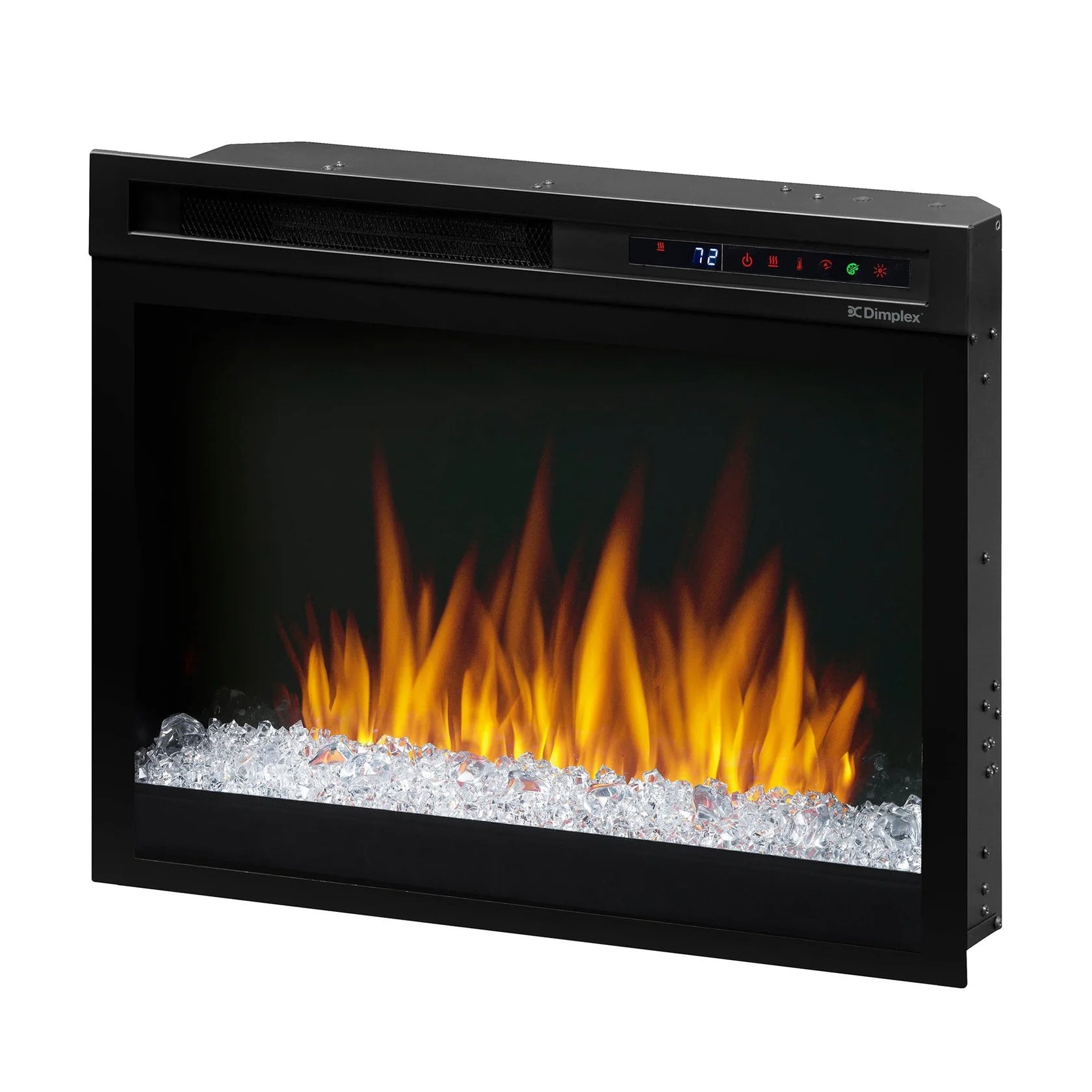 Dimplex - Nova 23" Plug-in Electric Firebox With Acrylic Crystals Ember Bed