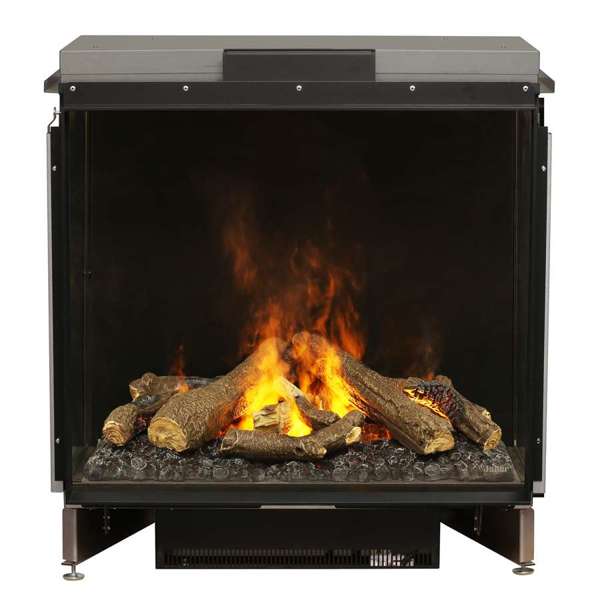 Dimplex - Faber Optimyst e-MatriX 35" Front-Facing One-Sided Built-in Water Vapor Electric Fireplace
