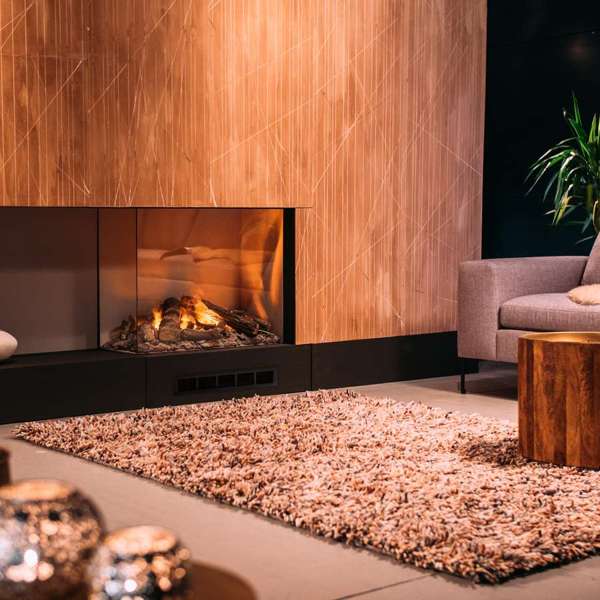Dimplex - Faber Optimyst e-MatriX 37" Left-Facing Two-Sided Built-in Water Vapor Electric Fireplace