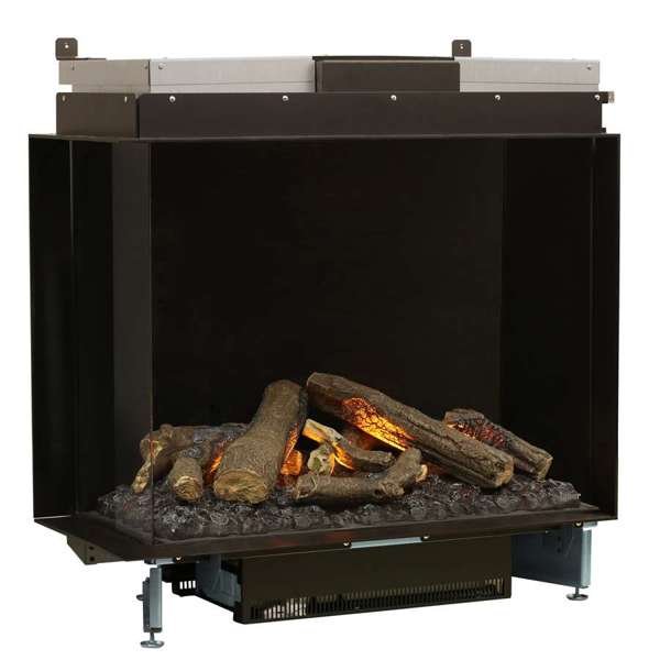 Dimplex - Faber Optimyst e-MatriX 37" Right-Facing Two-Sided Built-in Water Vapor Electric Fireplace