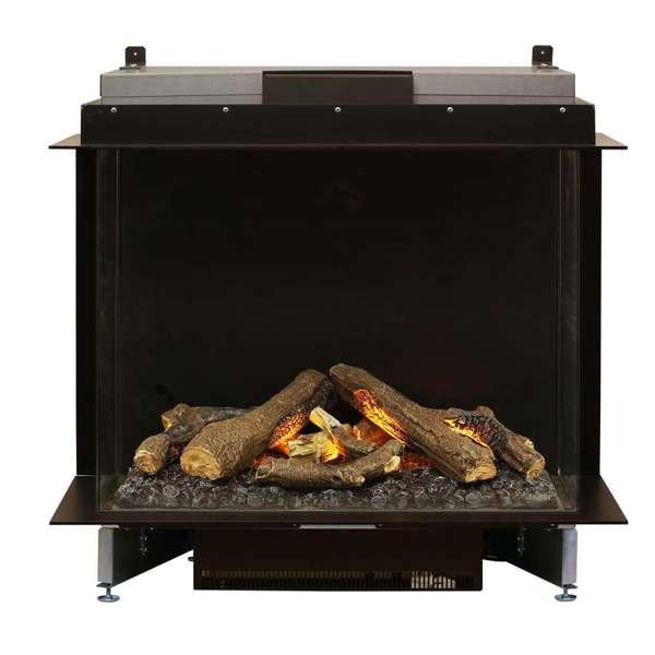 Dimplex - Faber Optimyst e-MatriX 39" Bay Three-Sided Built-in Water Vapor Electric Fireplace