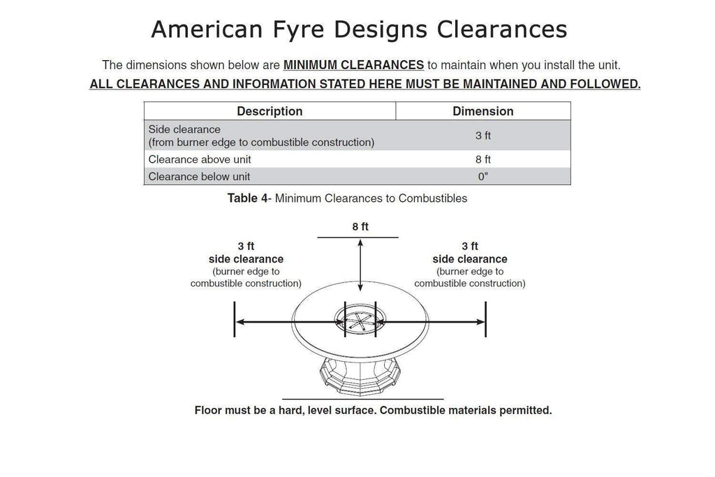 American Fyre Designs - Contempo 44-Inch Square Reclaimed Wood Chat Height Fire Table