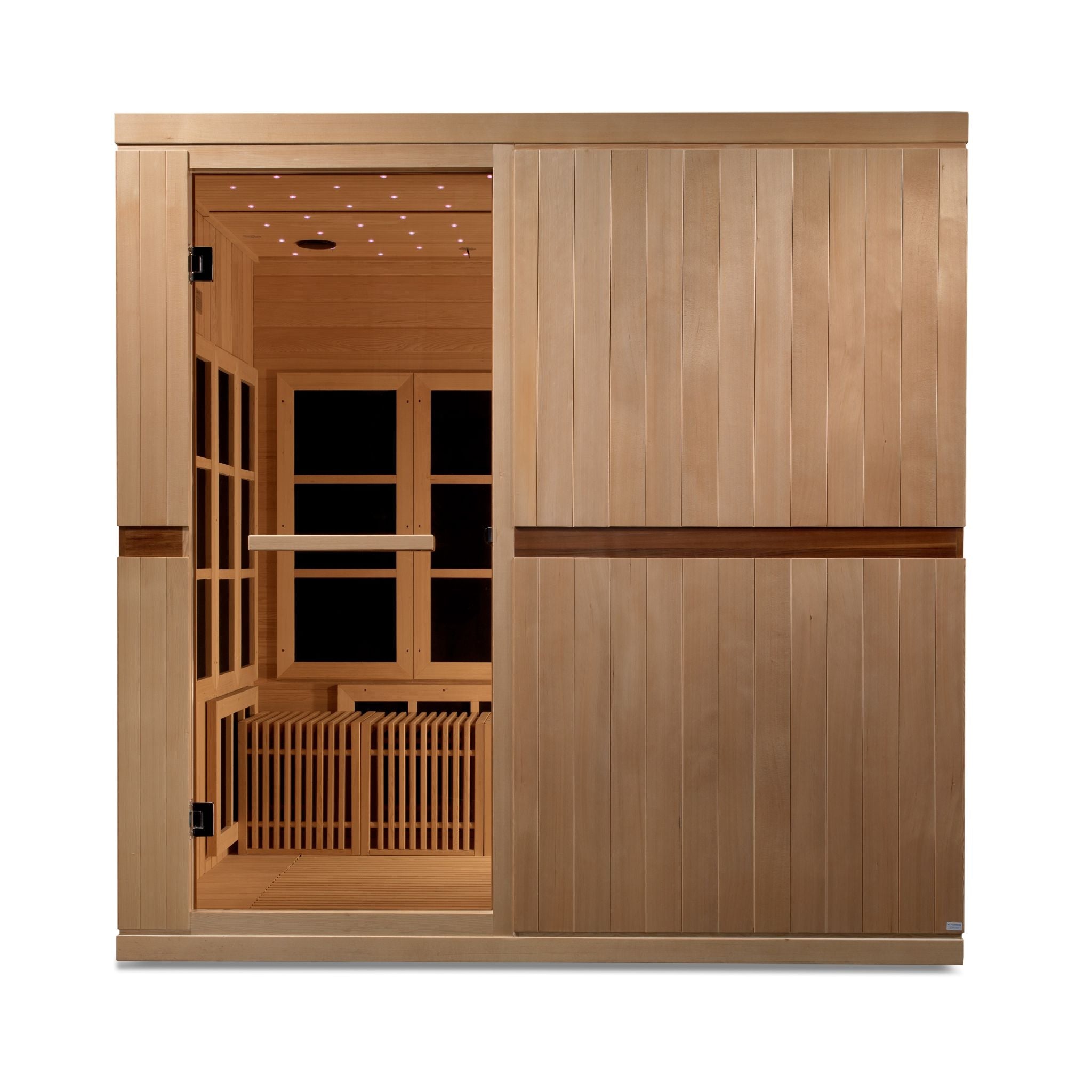 Golden Designs Catalonia 8-Person Near Zero EMF FAR Infrared Sauna (Canadian Hemlock)