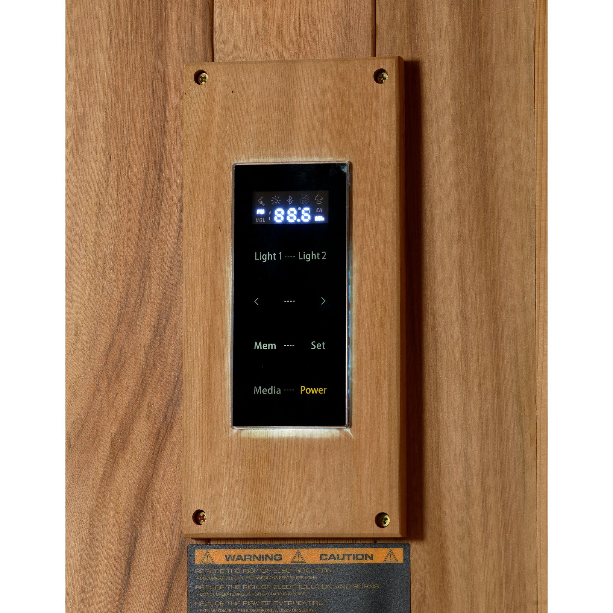 Golden Designs “Forssa Edition” 3-Person Indoor Traditional Sauna – Canadian Red Cedar Interior
