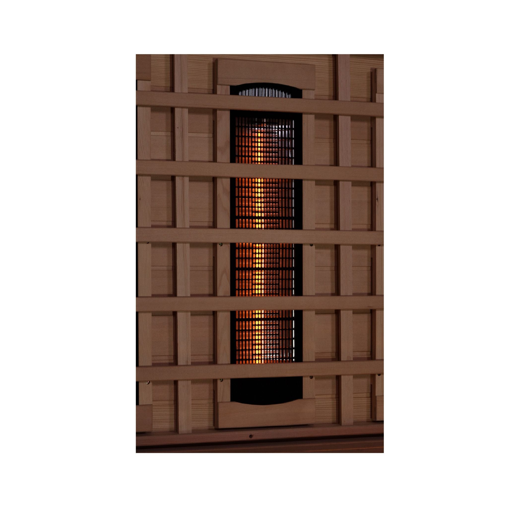 Golden Designs 6-Person Full Spectrum Near Zero EMF Sauna with Himalayan Salt Bar – Canadian Hemlock