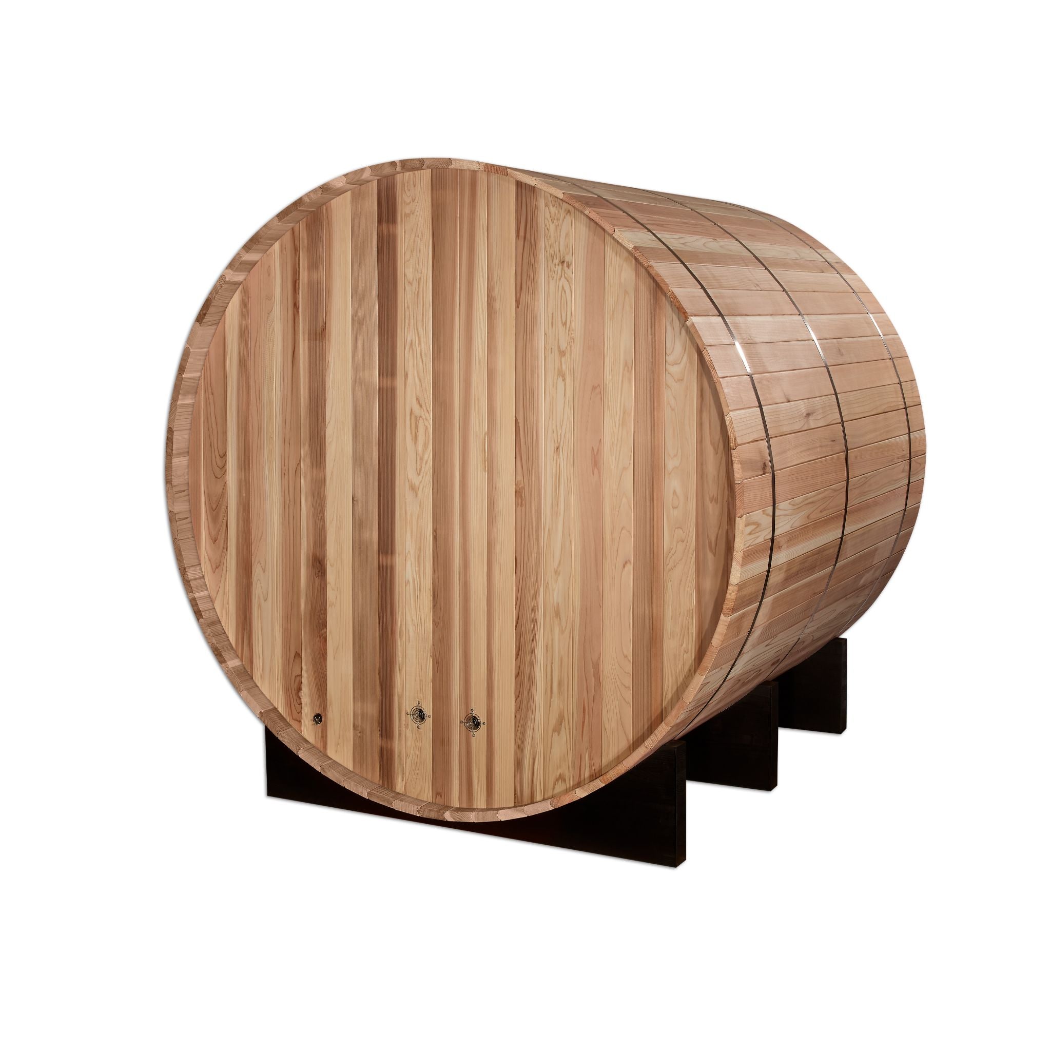 Golden Designs "Arosa" 4-Person Barrel Traditional Sauna – Pacific Cedar