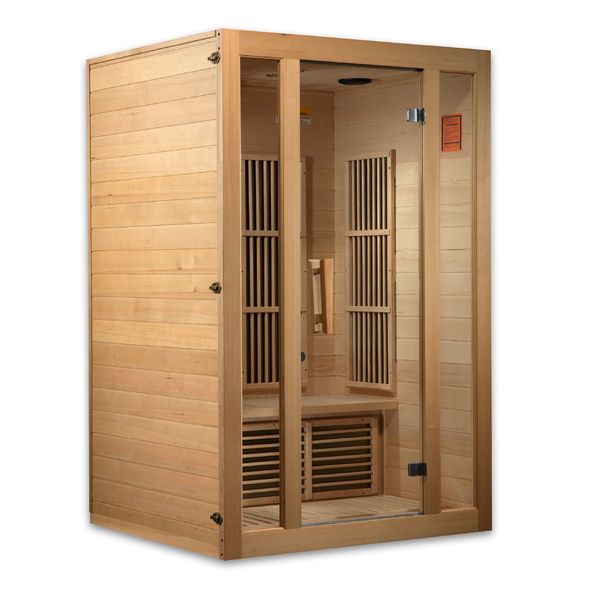 Maxxus Seattle 2-Person Low EMF FAR Infrared Sauna – Canadian Hemlock