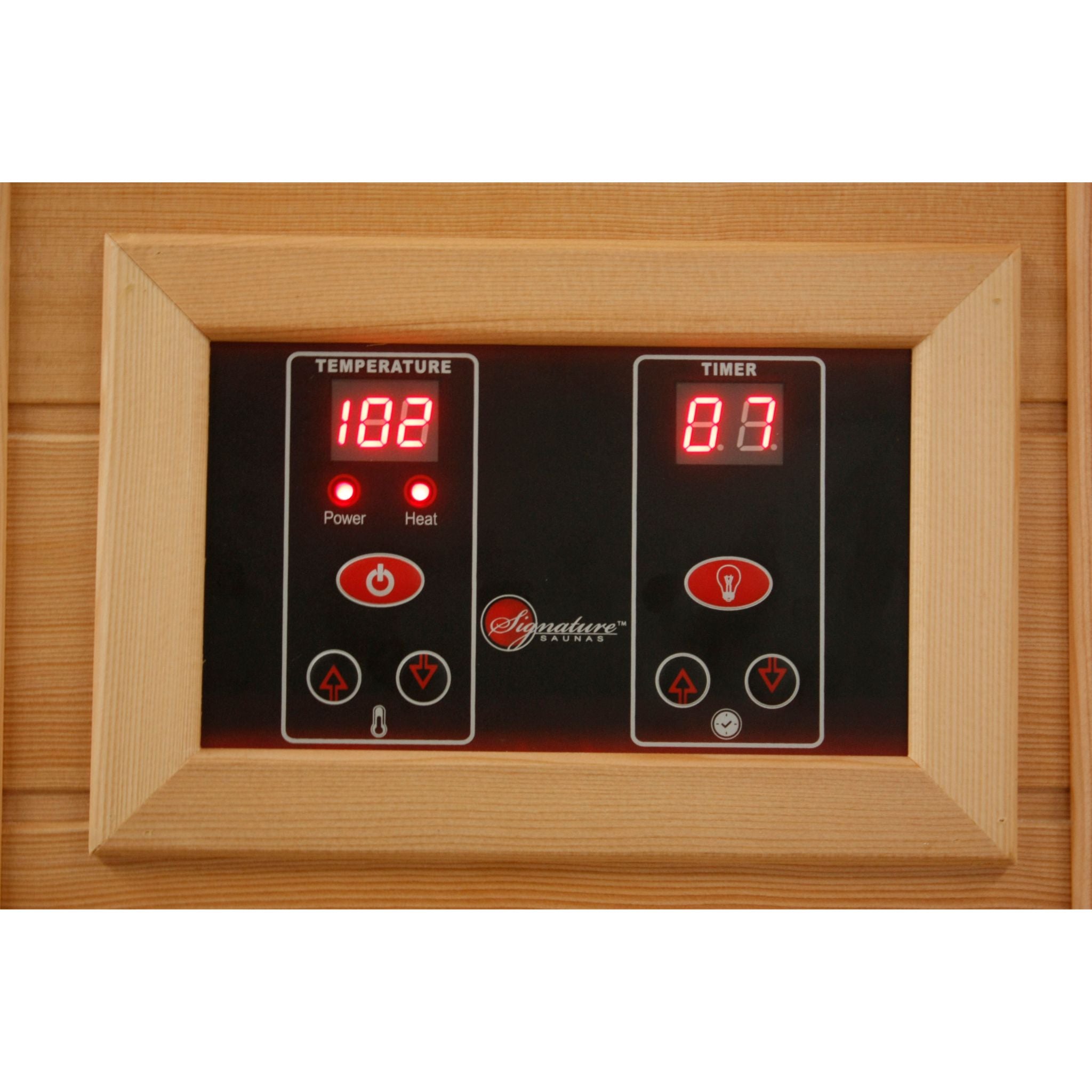 Maxxus 2 Person Low EMF FAR Infrared Sauna – Canadian Red Cedar
