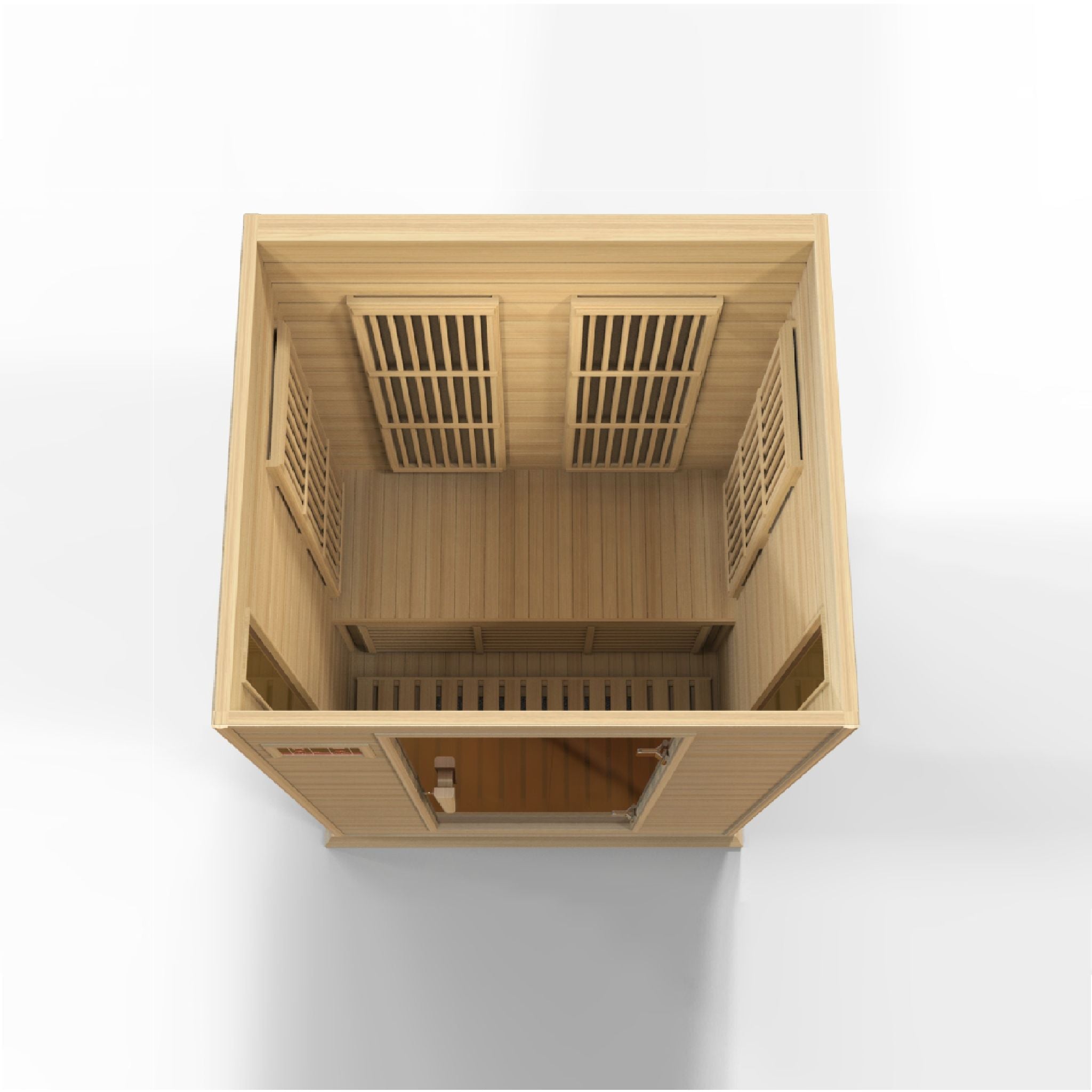 Maxxus 2-Person Low EMF FAR Infrared Sauna – Canadian Hemlock