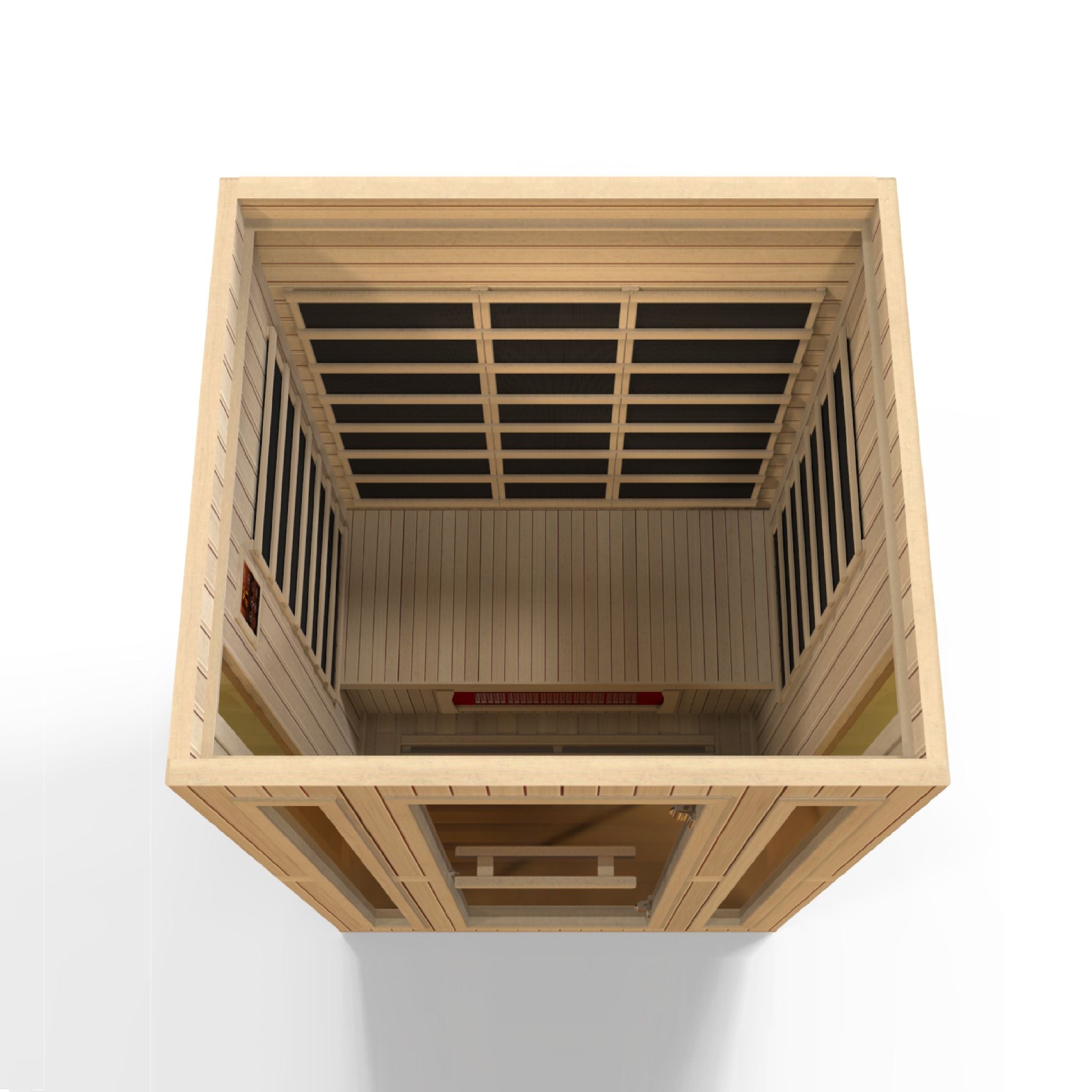 Maxxus 3 Person Low EMF FAR Infrared Sauna – Canadian Hemlock