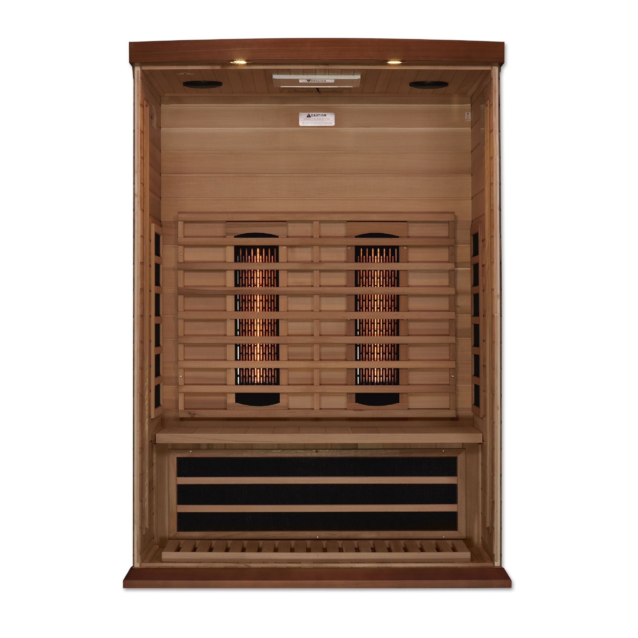 Maxxus 2-Person Full Spectrum Near Zero EMF Infrared Sauna (Canadian Red Cedar)