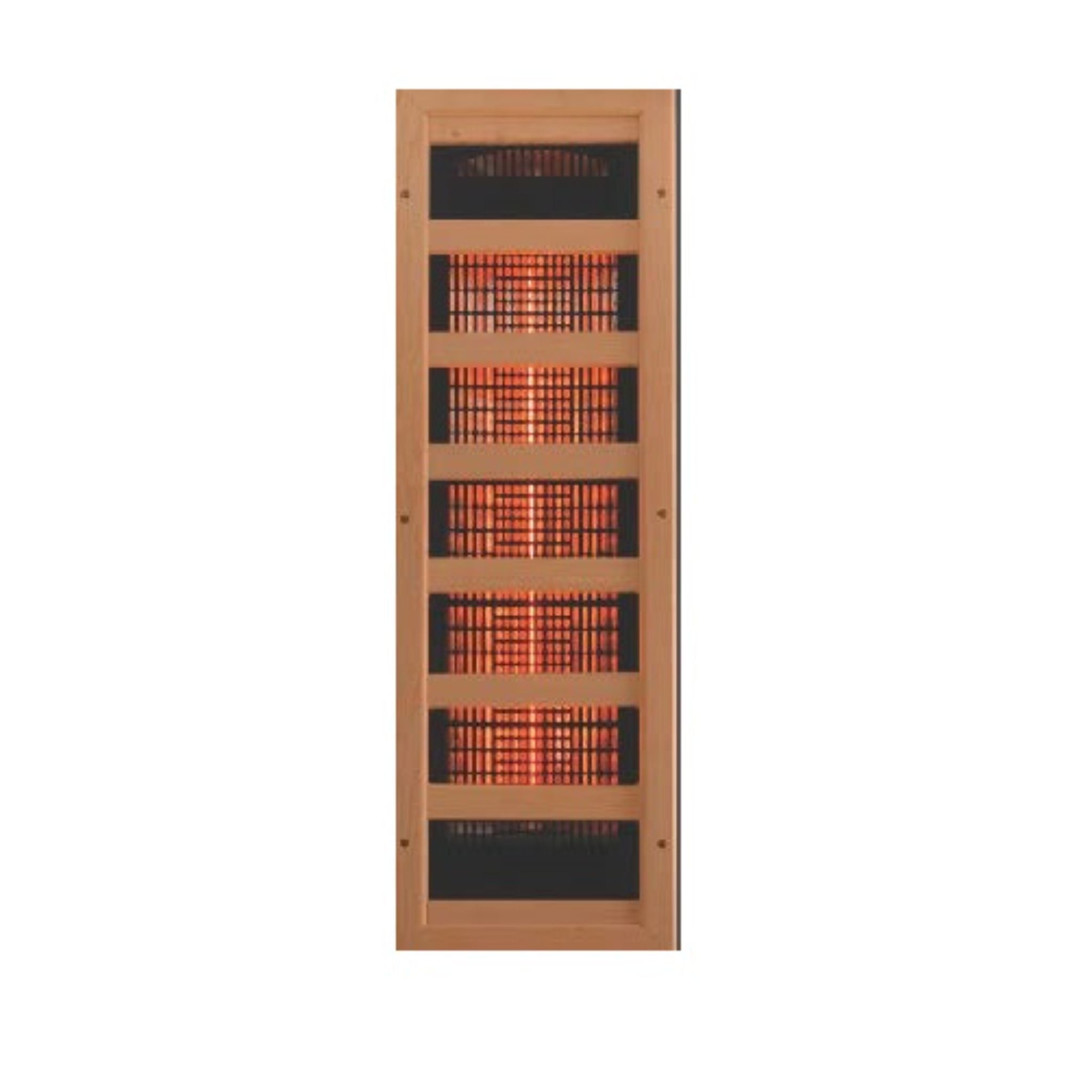 Maxxus 3-Person Corner Full Spectrum Near Zero EMF Infrared Sauna (Canadian Red Cedar)