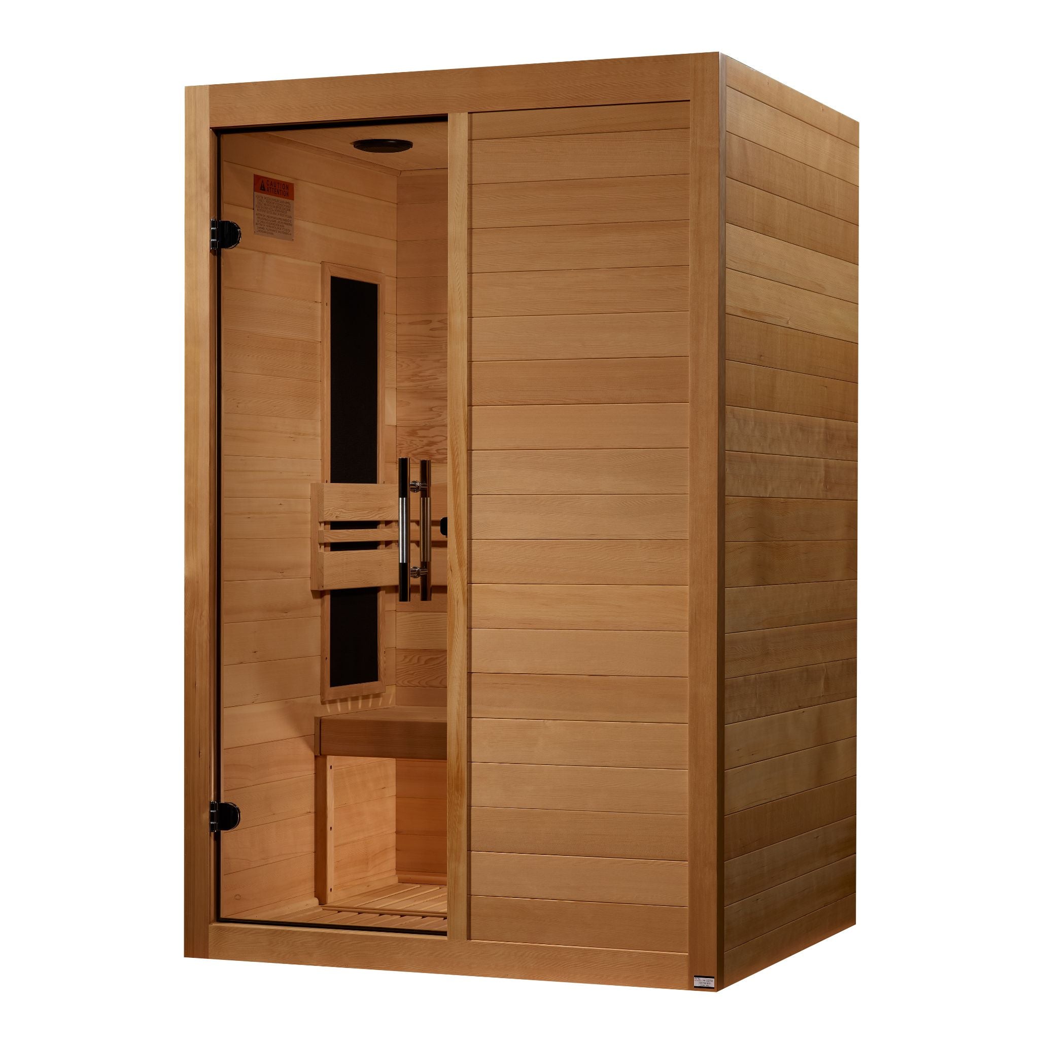 Maxxus S-Line Yoga 2-Person Ultra Low EMF FAR Infrared Sauna (Canadian Hemlock)