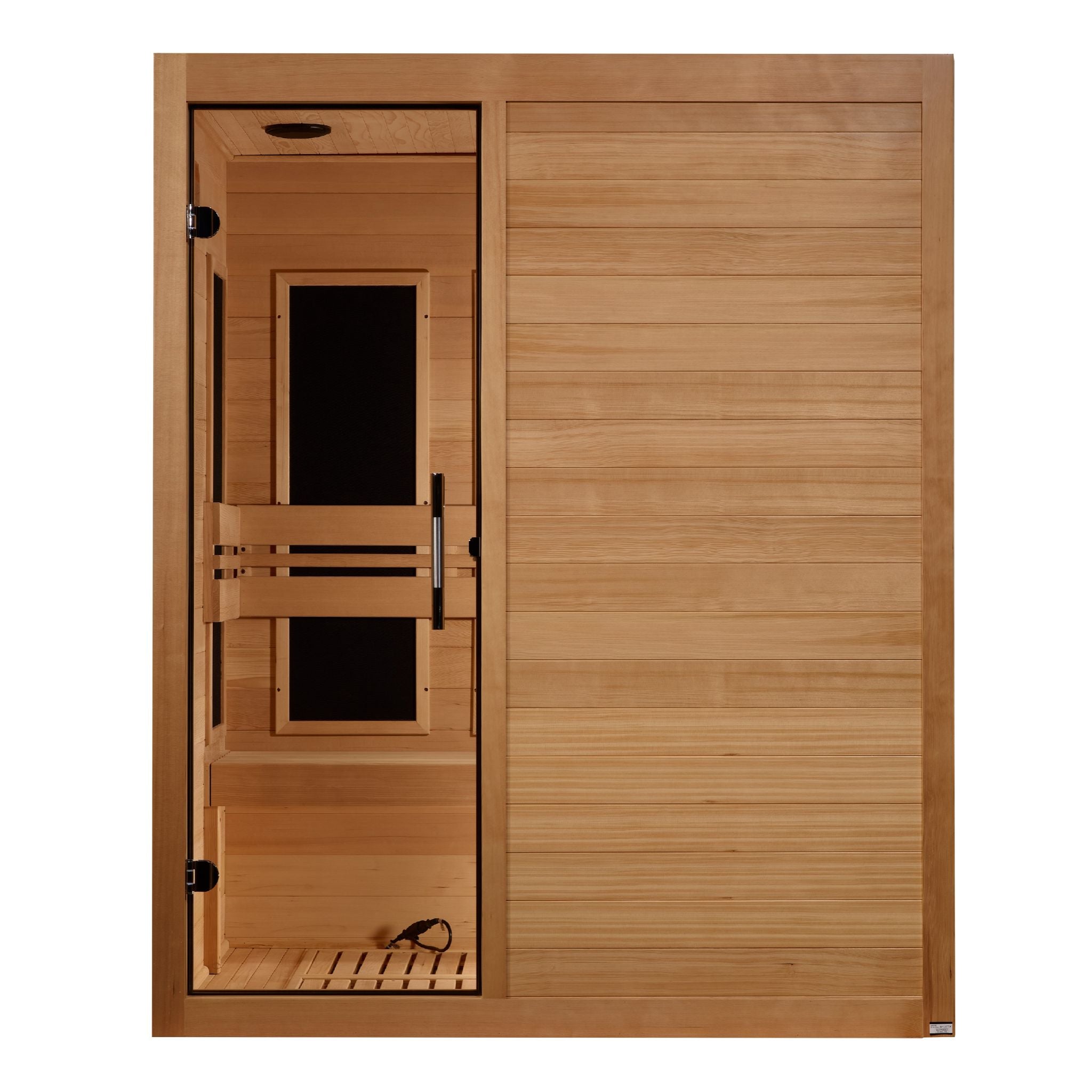 Maxxus S-Line Yoga 3-Person Ultra Low EMF FAR Infrared Sauna (Canadian Hemlock)