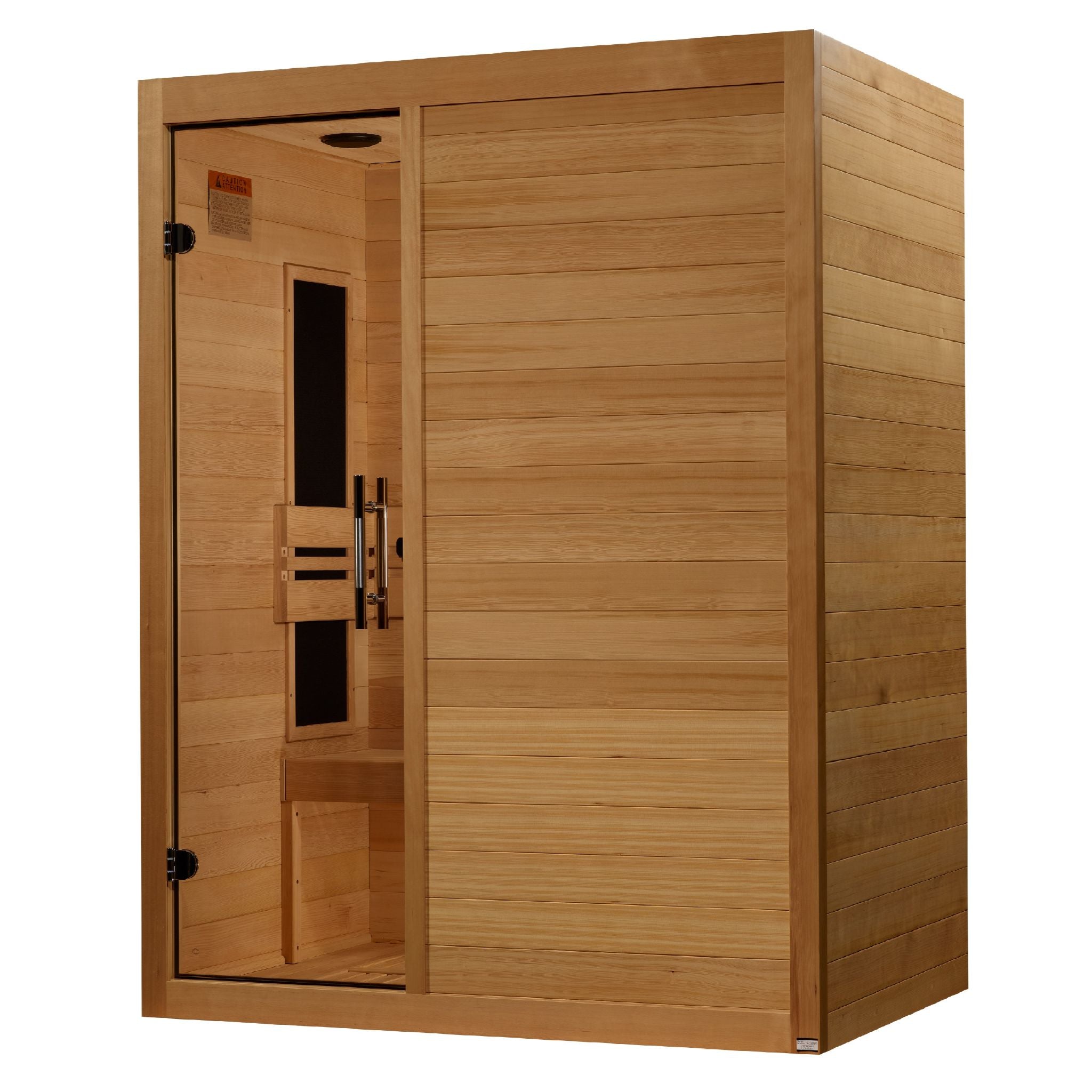 Maxxus S-Line Yoga 3-Person Ultra Low EMF FAR Infrared Sauna (Canadian Hemlock)