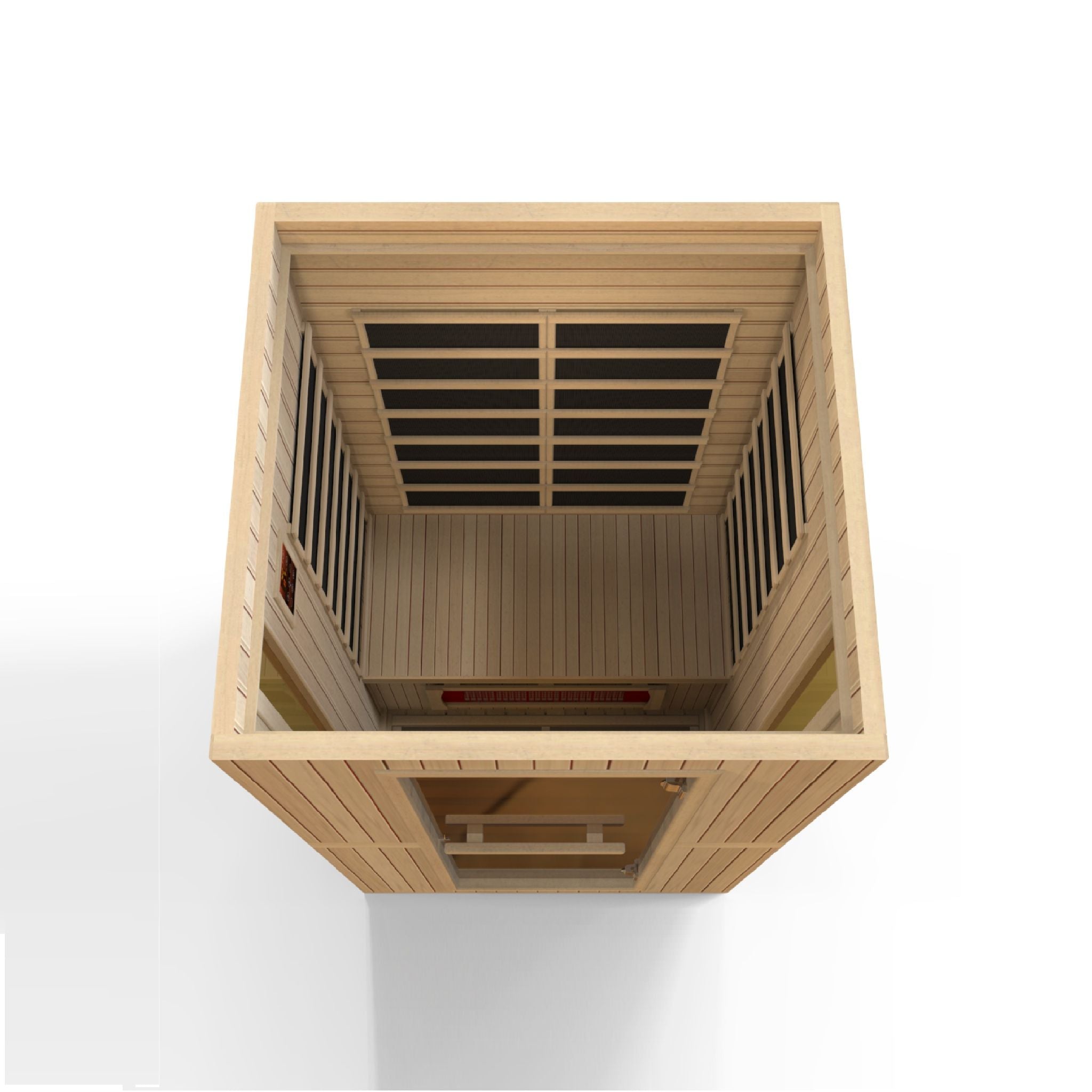 Maxxus 2 Person Low EMF FAR Infrared Sauna – Canadian Hemlock
