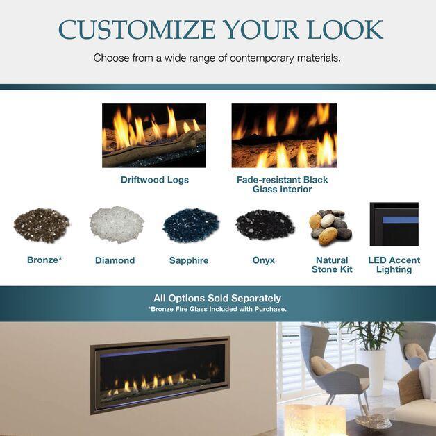 Majestic - Jade Linear Direct Vent Natural Gas Fireplace