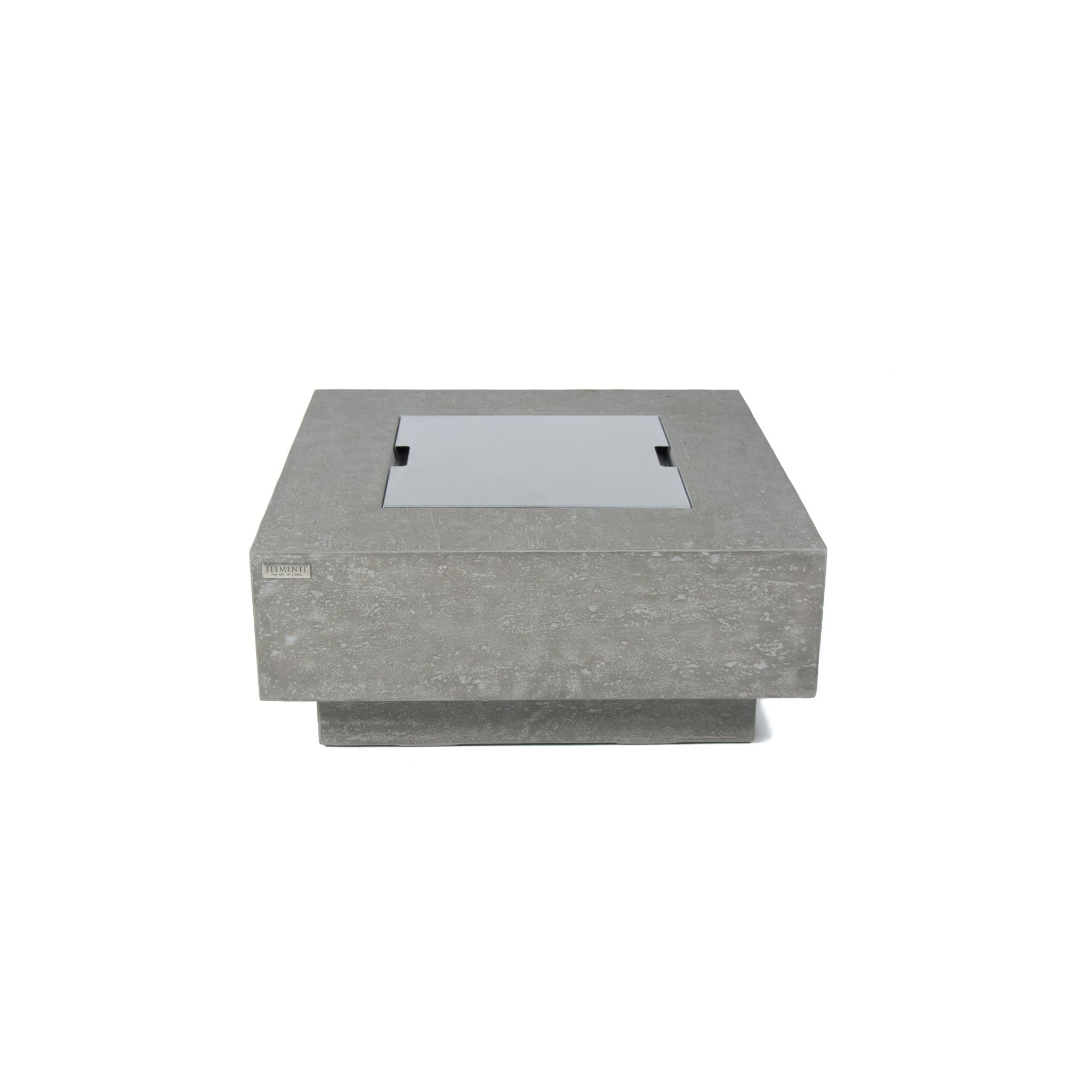 Manhattan 36” Concrete Fire Table – Light Gray