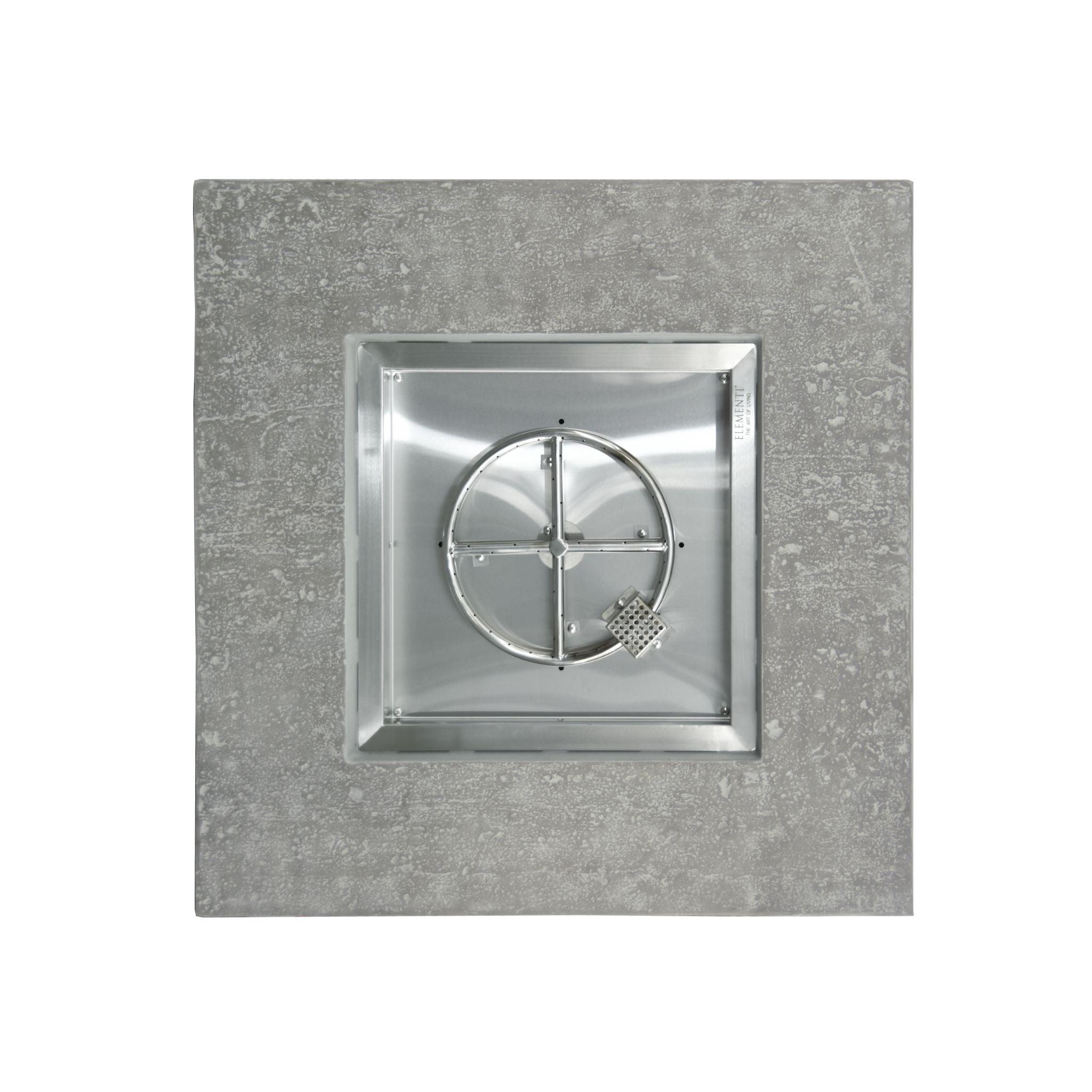Manhattan 36” Concrete Fire Table – Light Gray