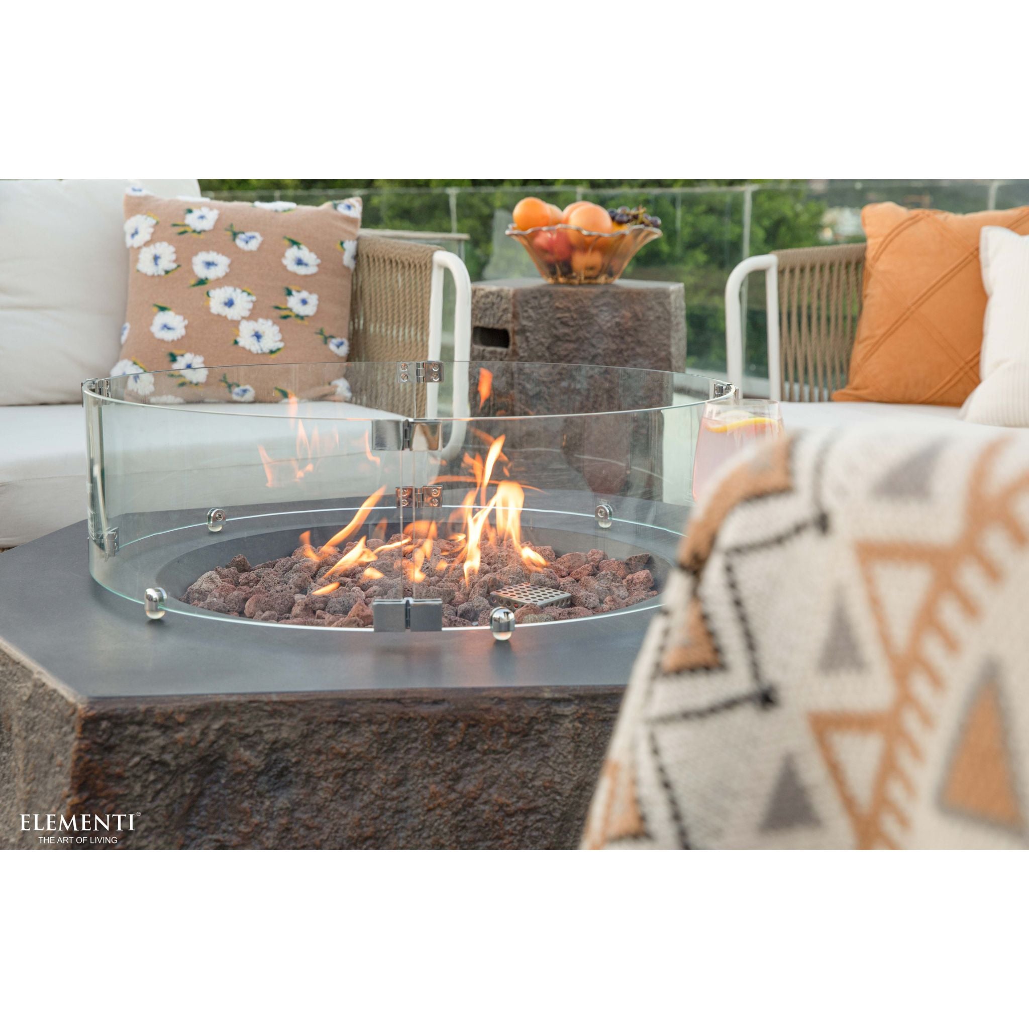 Columbia 42” Concrete Fire Table