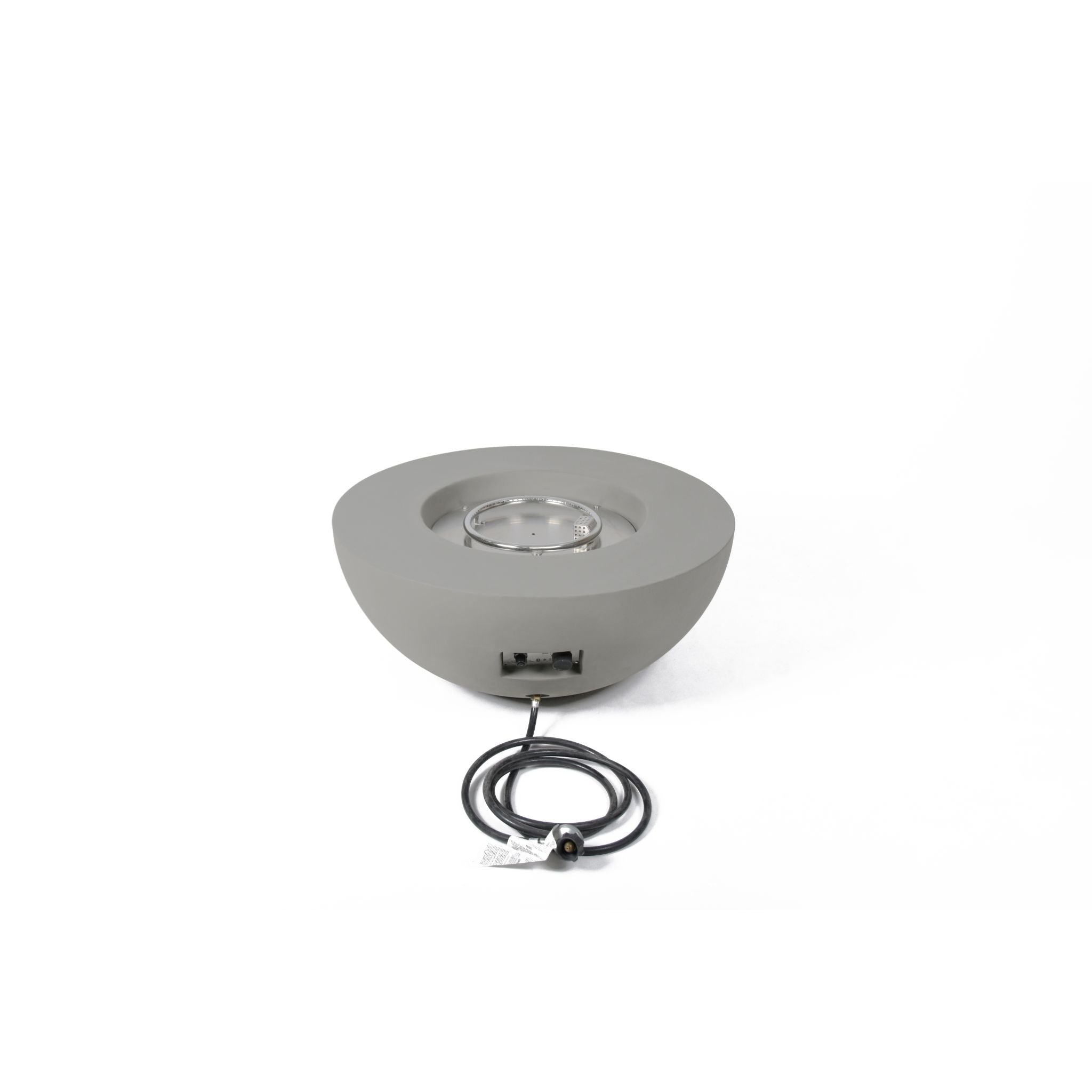 Roca 34” Concrete Fire Table - Light Gray