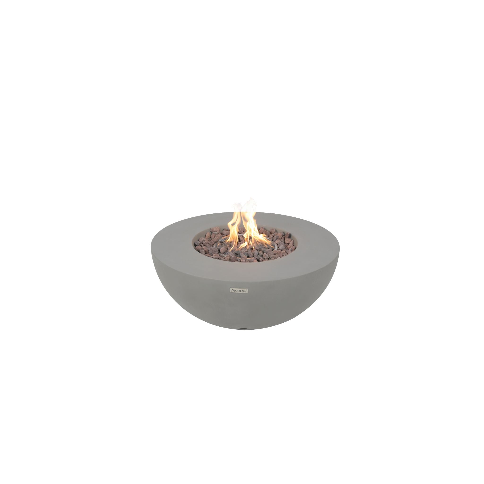 Roca 34” Concrete Fire Table - Light Gray