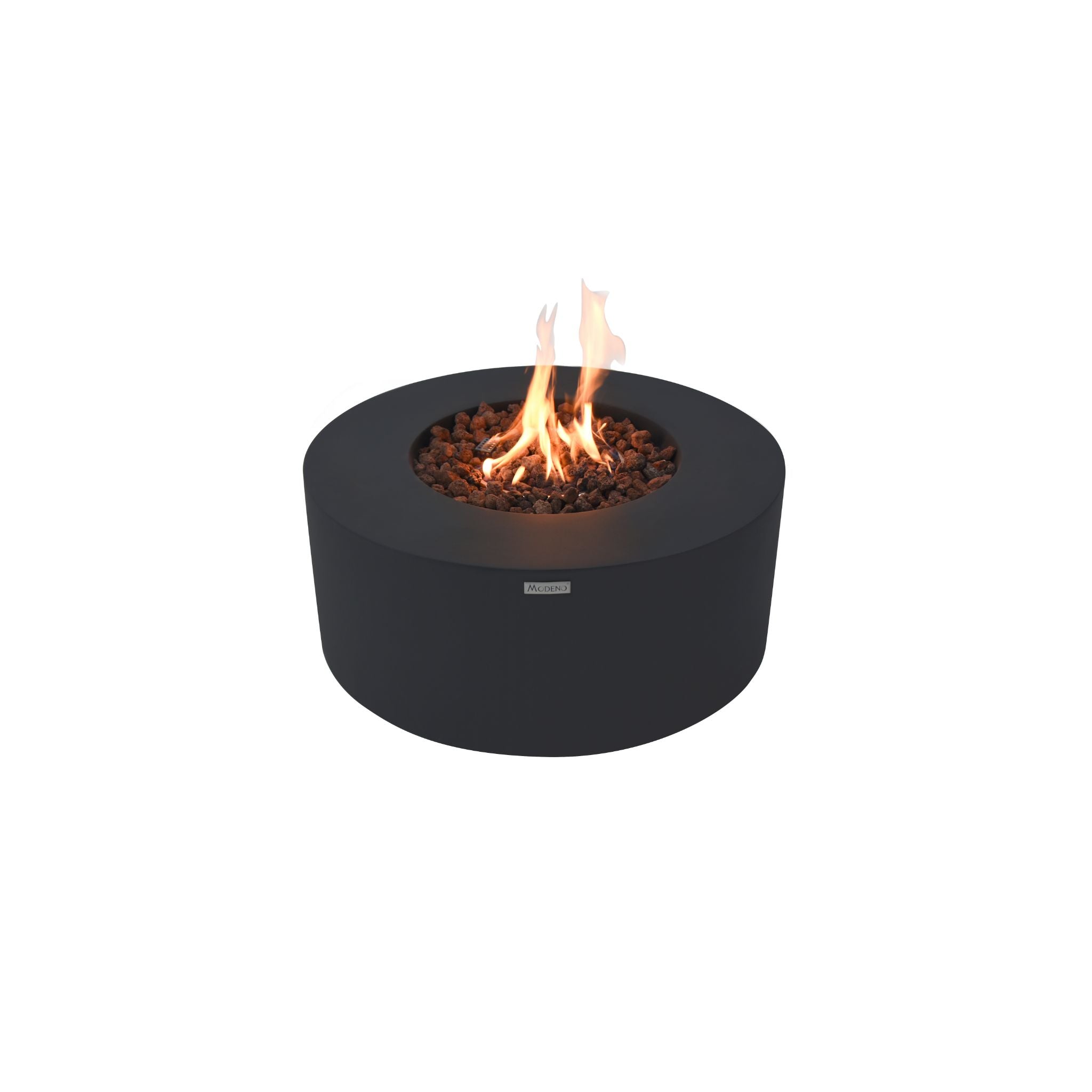 Venice 34” Concrete Fire Table - Dark Gray