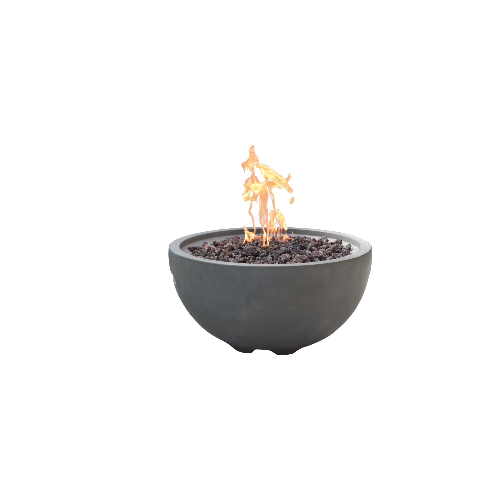 Nantucket 27” Concrete Fire Bowl - Light Gray